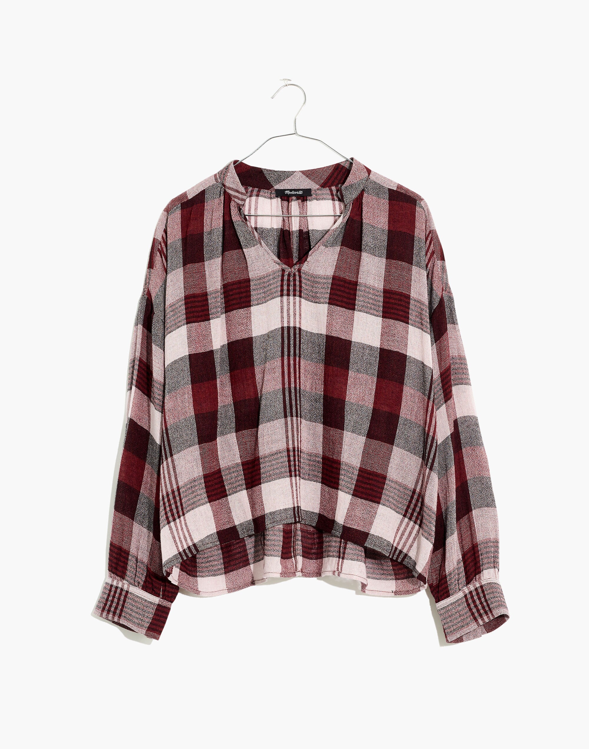 Highroad Popover Shirt in Schorr Plaid