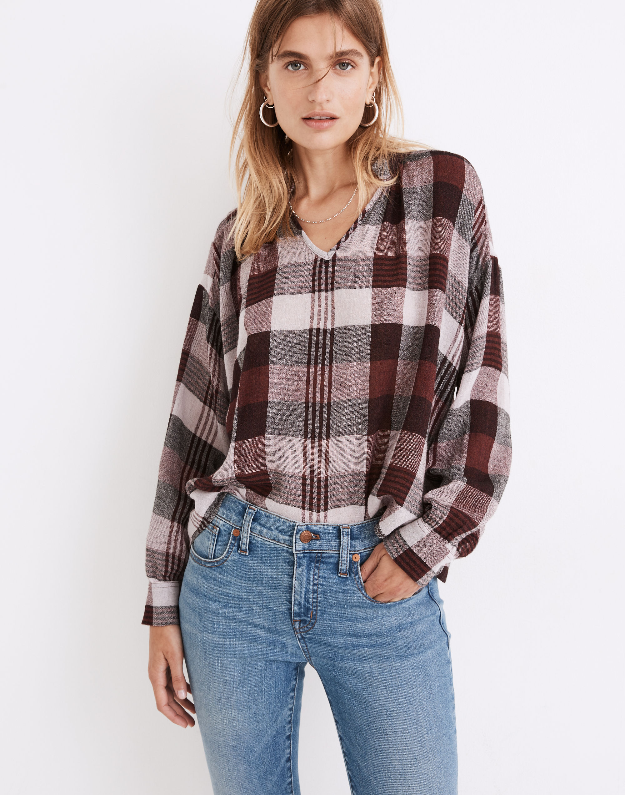 Highroad Popover Shirt in Schorr Plaid