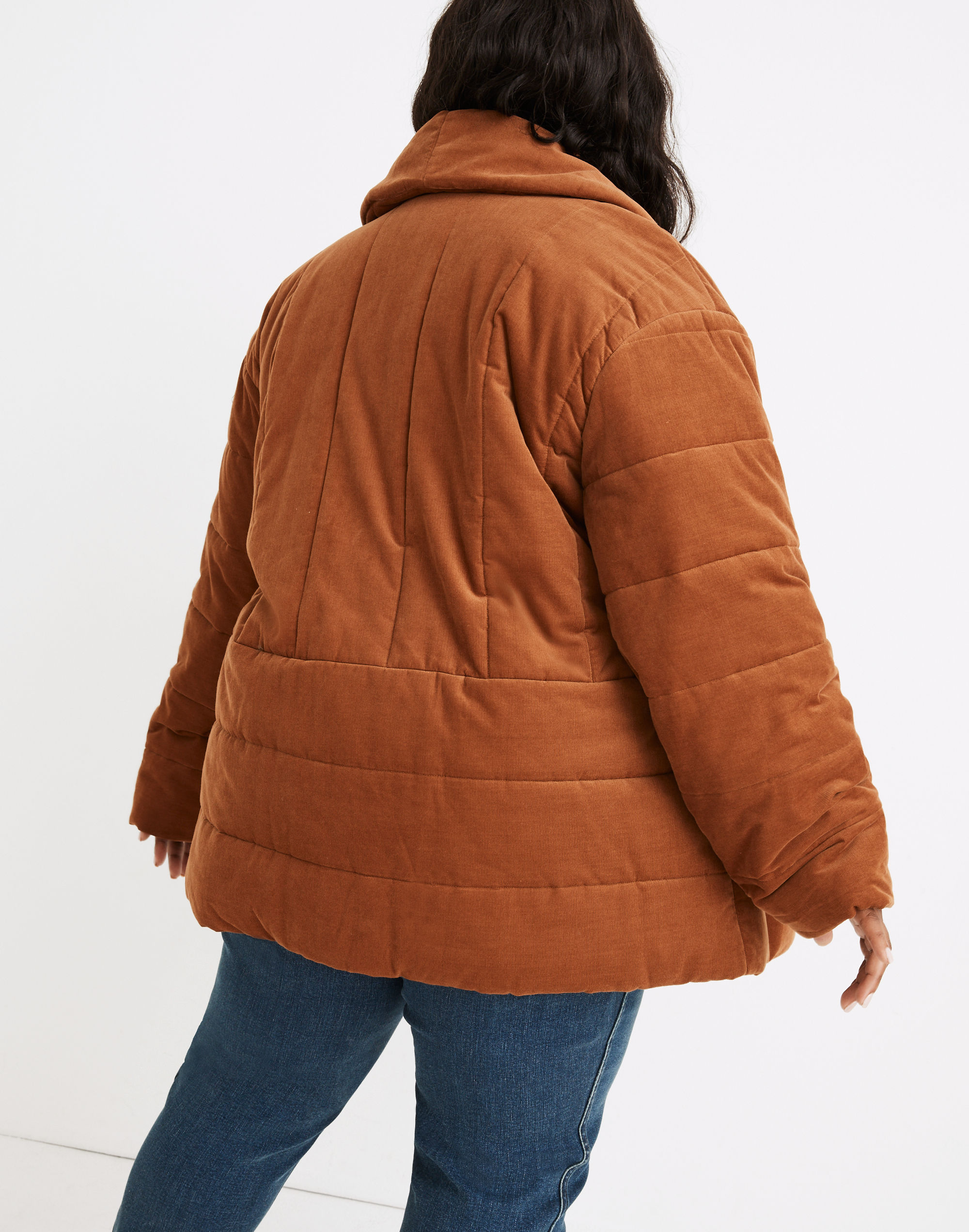 Plus Corduroy Ensley Quilted Jacket