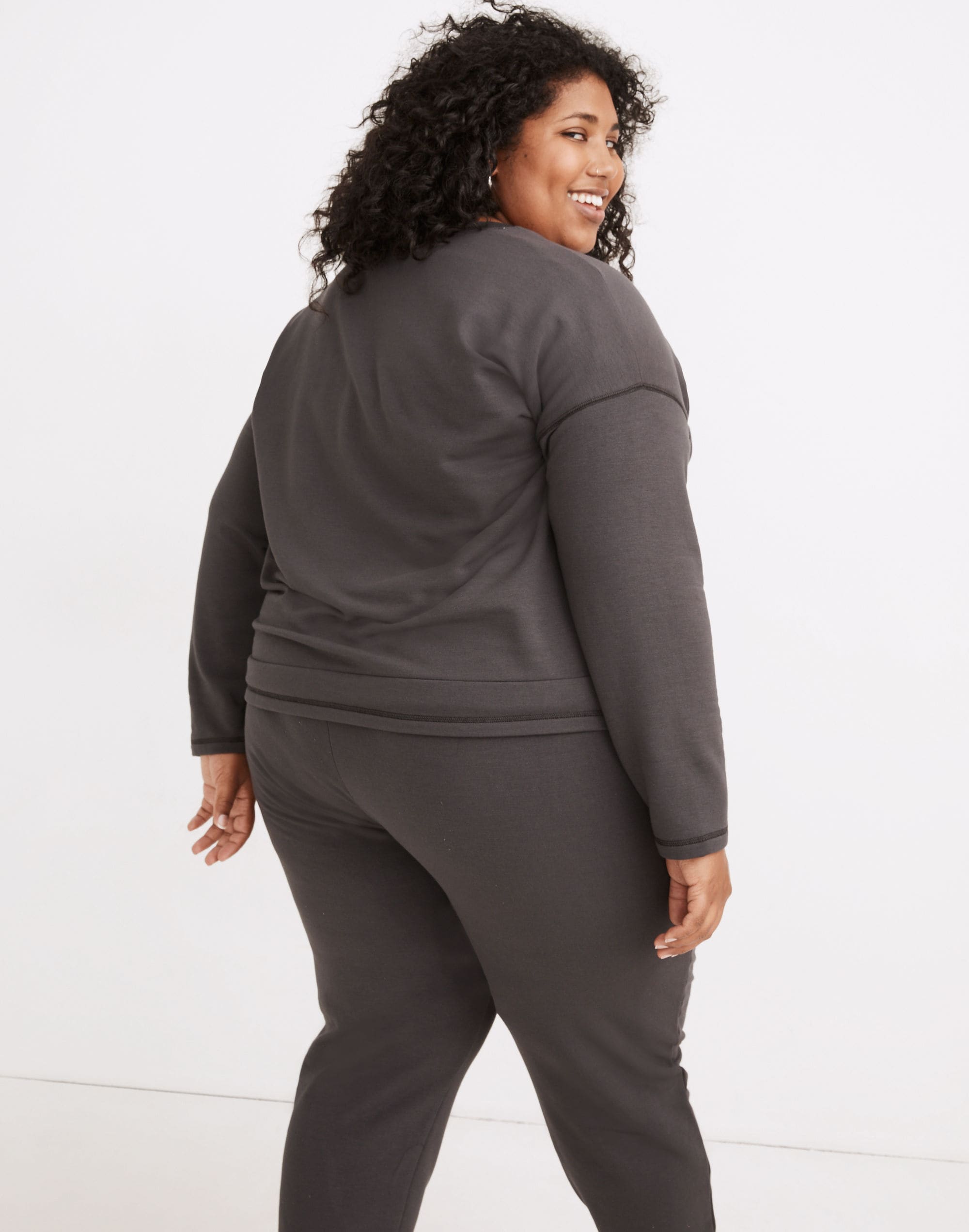 Plus MWL Superbrushed Easygoing Sweatshirt in null image 3