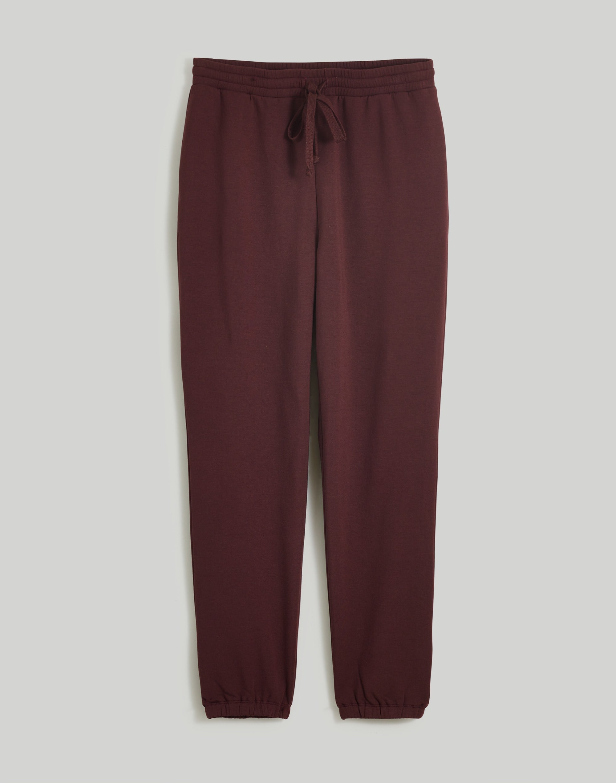 Mw Plus Superbrushed Easygoing Sweatpants In Chocolate Raisin