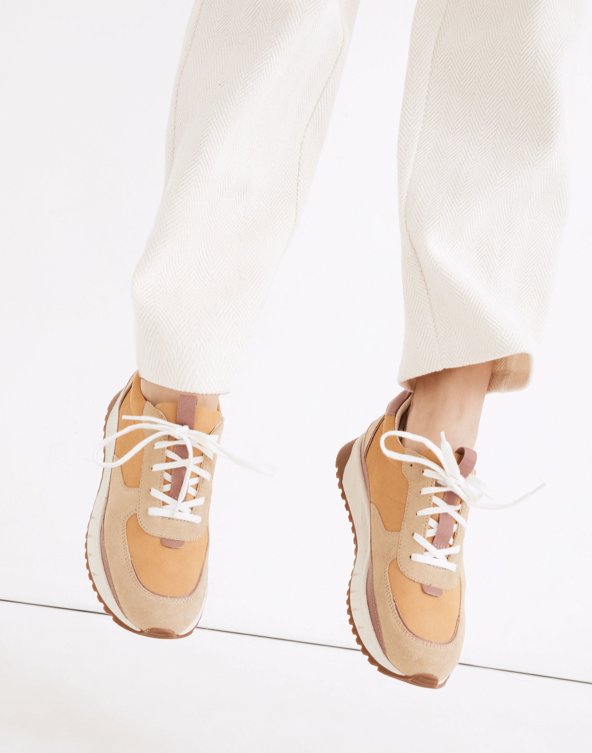 Kickoff Trainer Sneakers in Leather