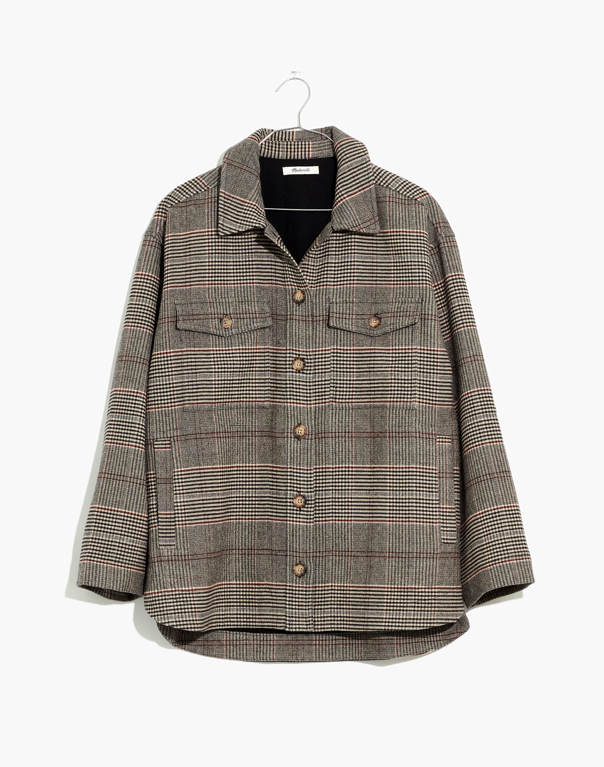 Bonded Flannel Shirt-Jacket in Cohancy Plaid
