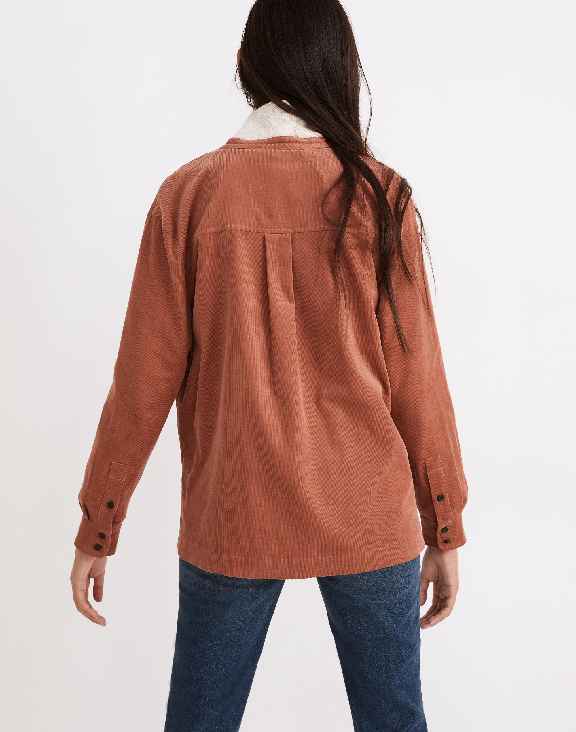 Corduroy Utility Popover Shirt