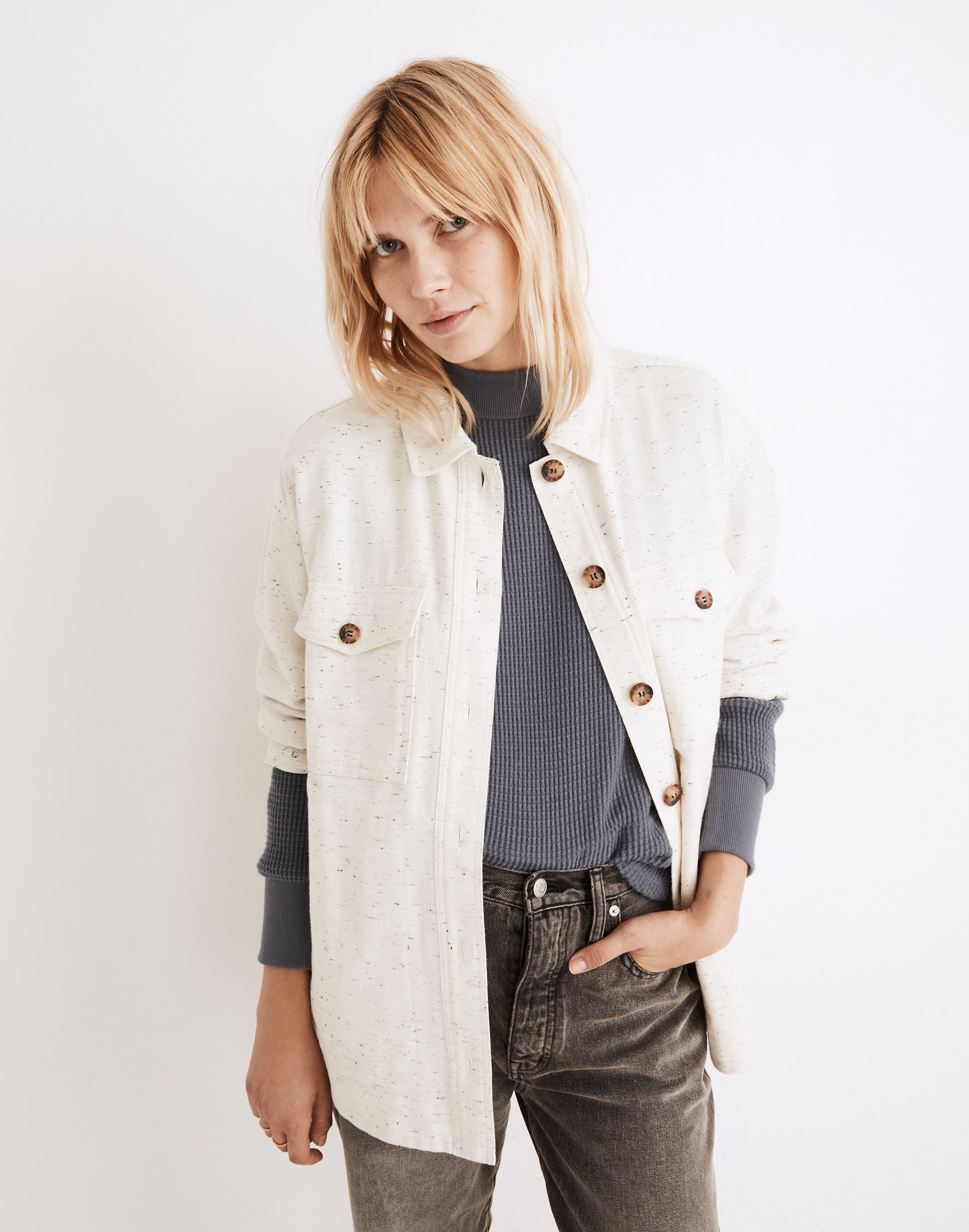 Donegal Flannel Shirt-Jacket