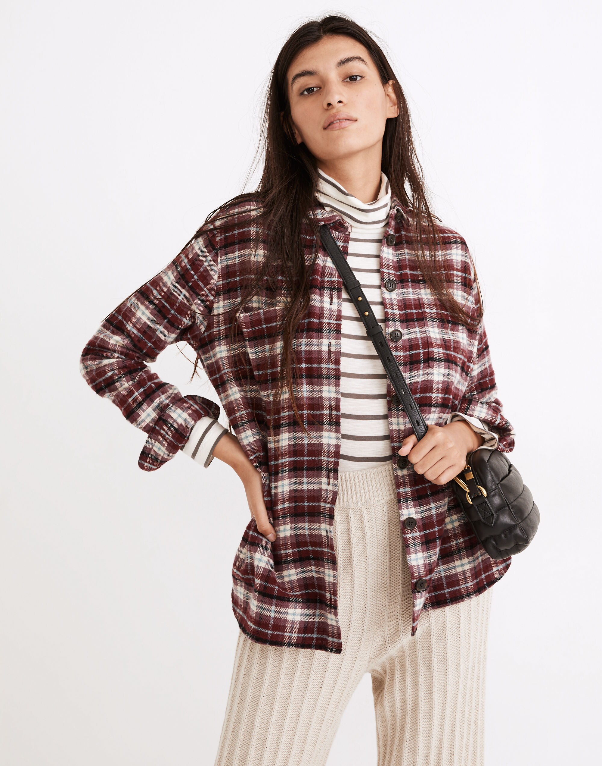 Flannel Sunday Shirt in Mahaska Plaid