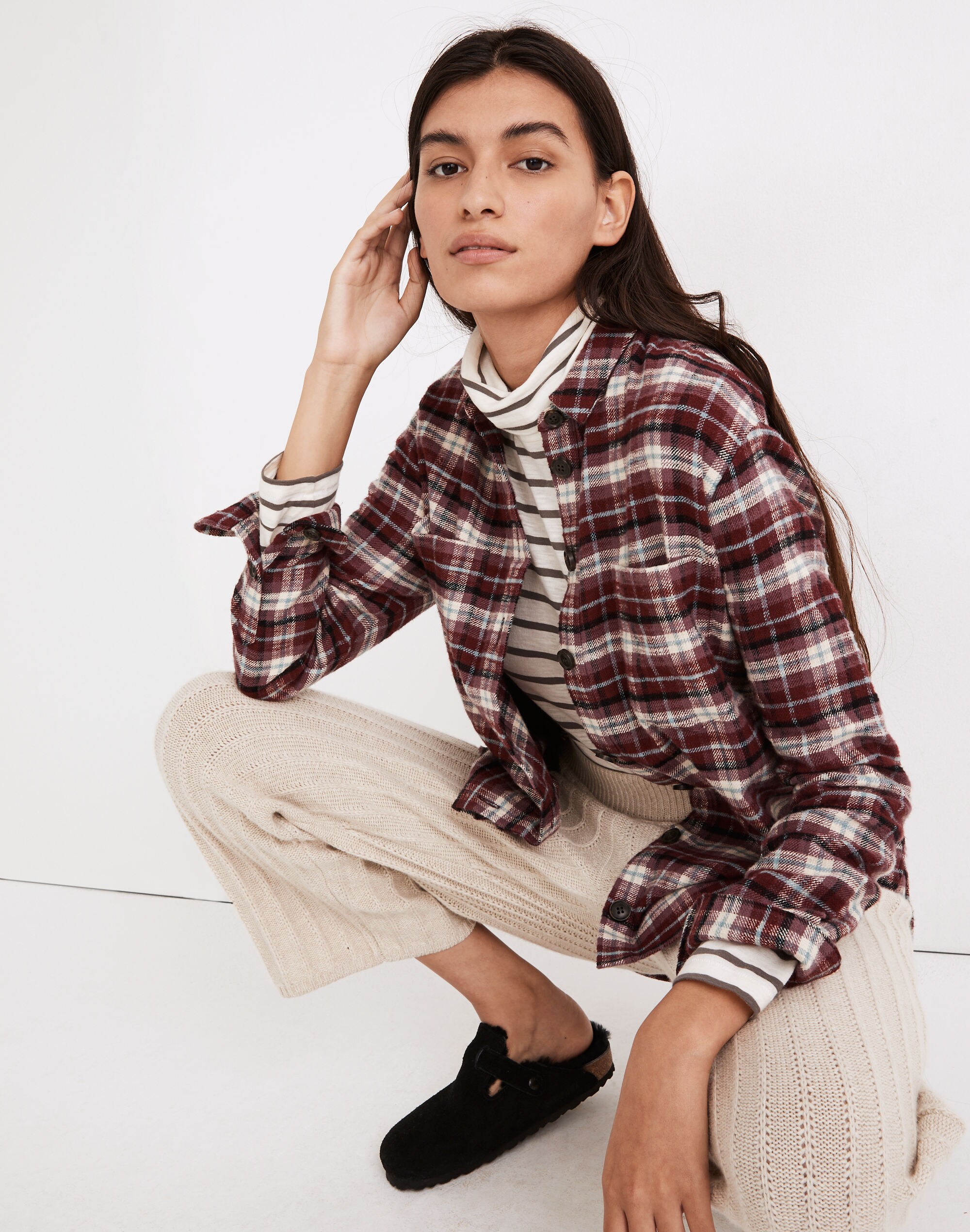 Flannel Sunday Shirt in Mahaska Plaid