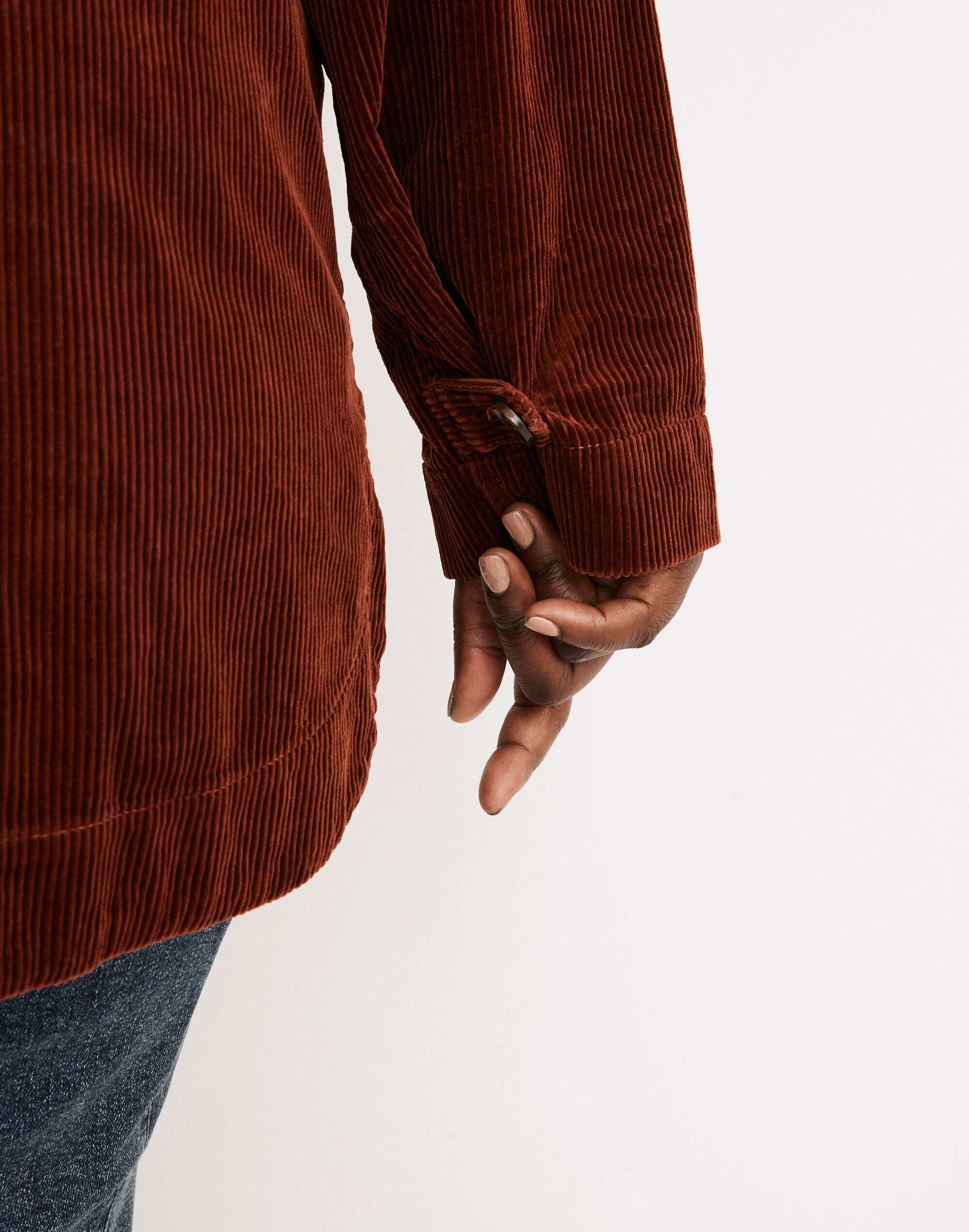 Plus Corduroy Yorkway Shirt-Jacket