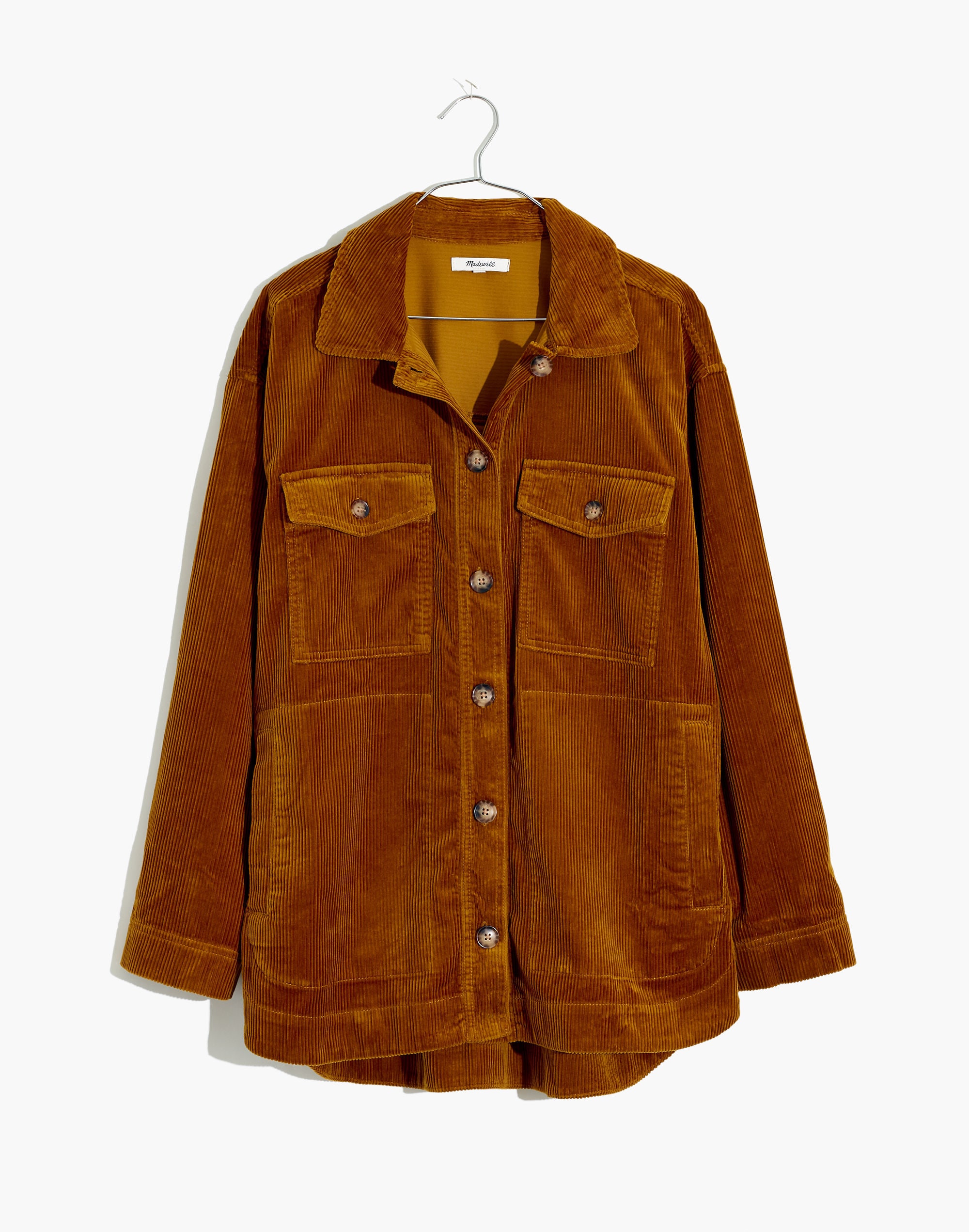 Plus Corduroy Yorkway Shirt-Jacket
