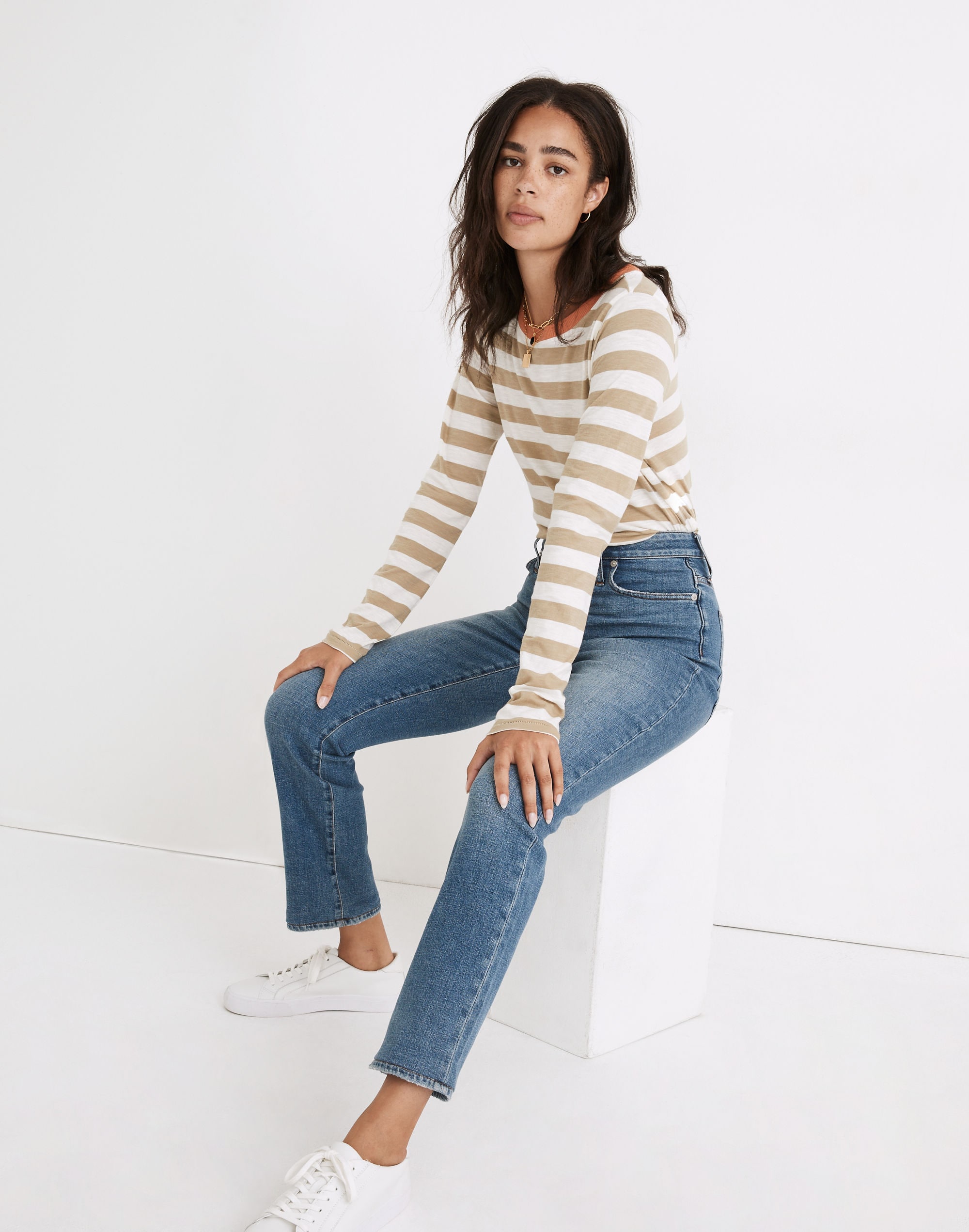 Tall Curvy Slim Demi-Boot Jeans in Enright Wash