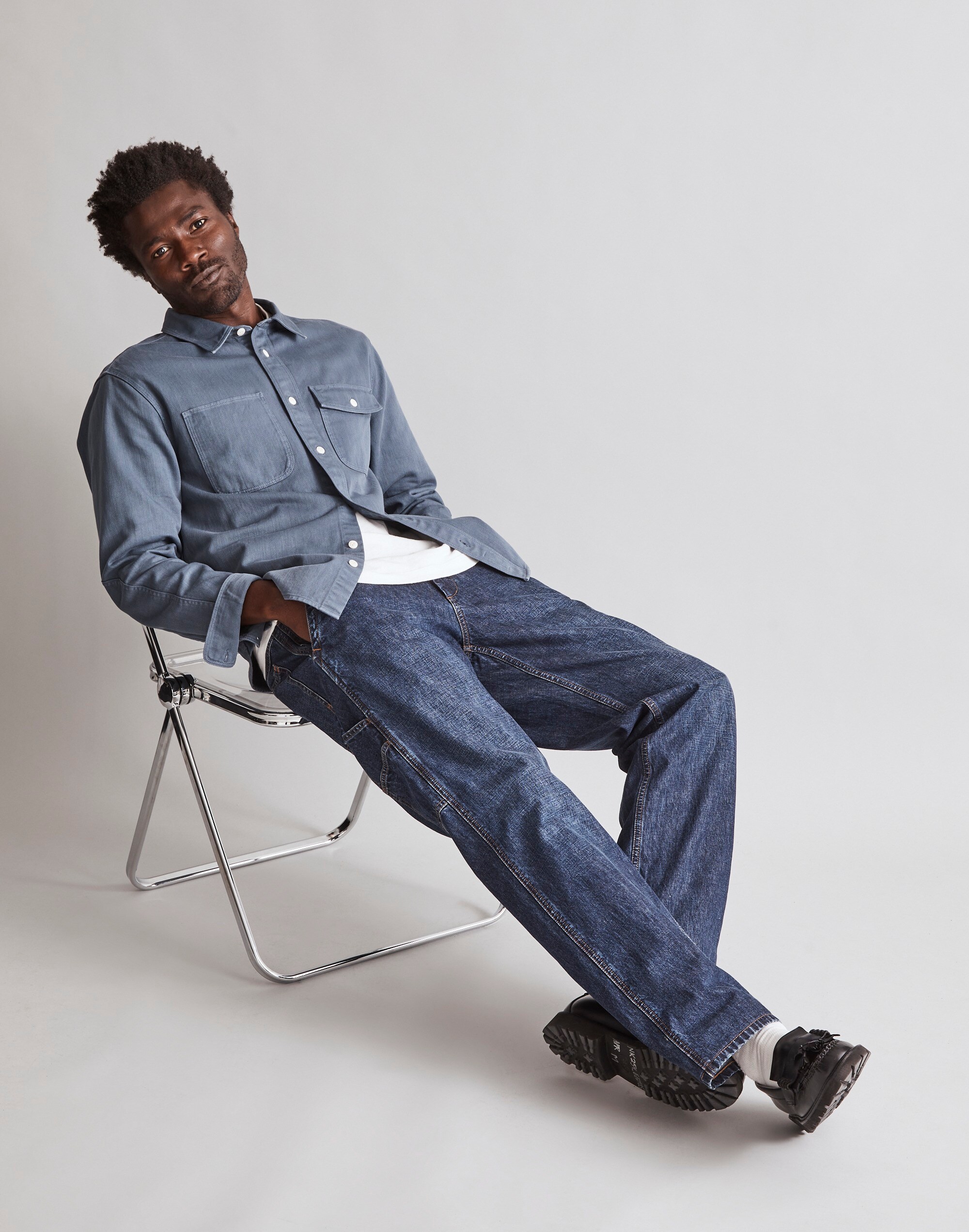 Garment-Dyed Work Shirt