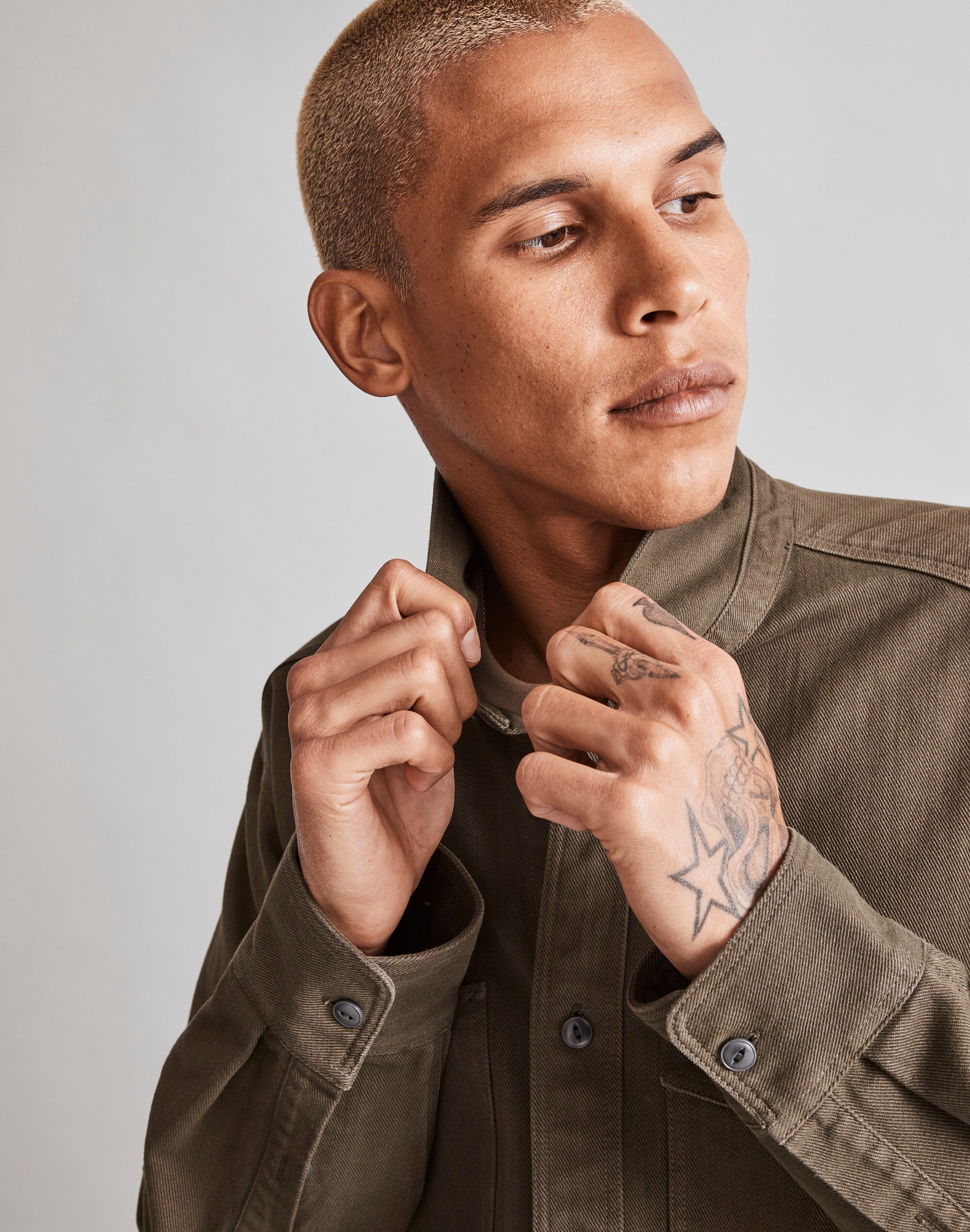 Garment-Dyed Work Shirt