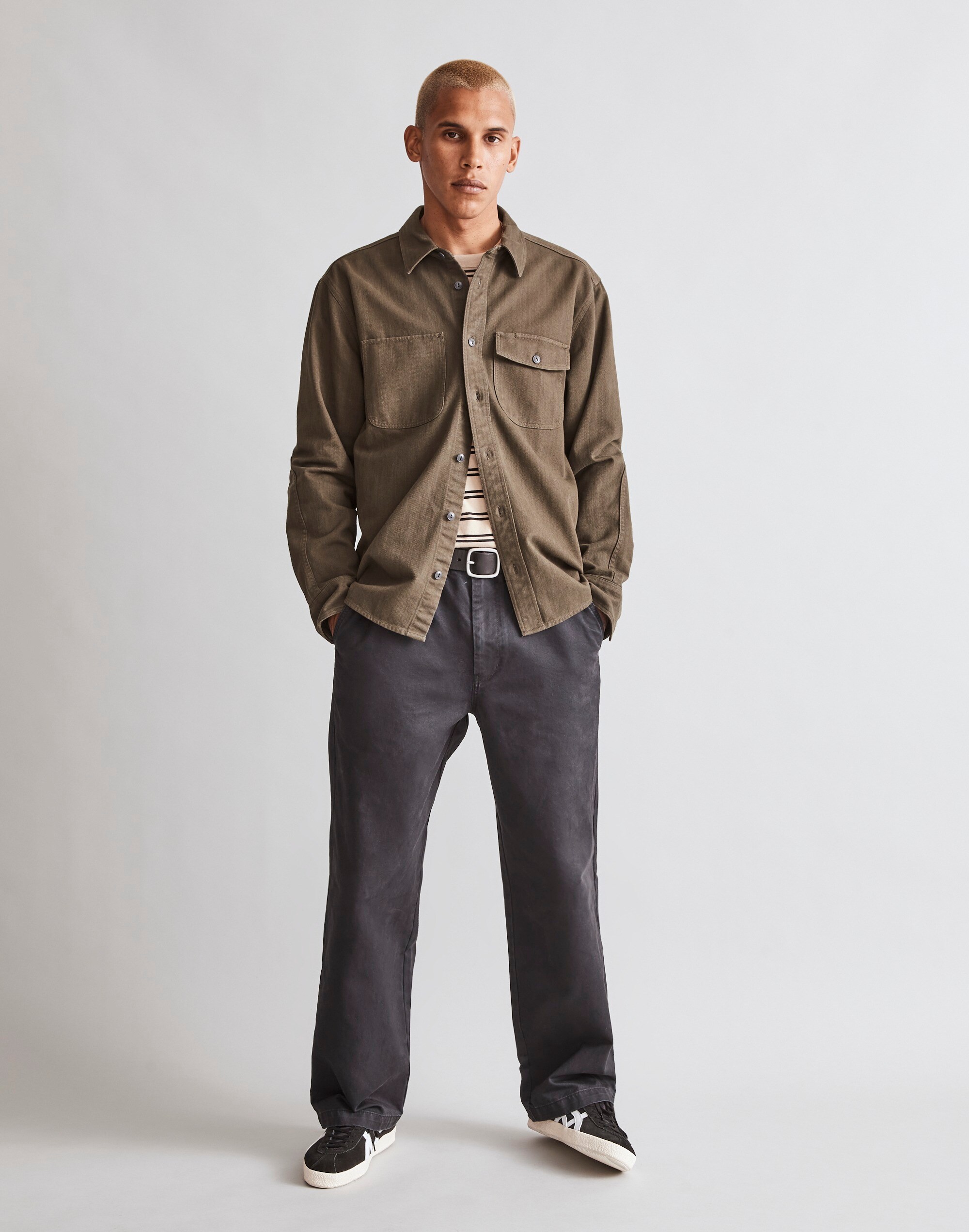 Garment-Dyed Work Shirt