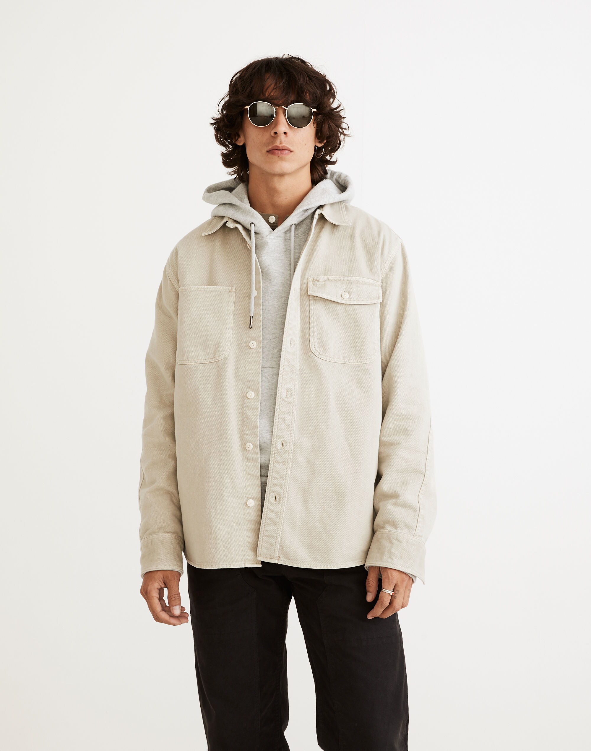 Garment-Dyed Work Shirt