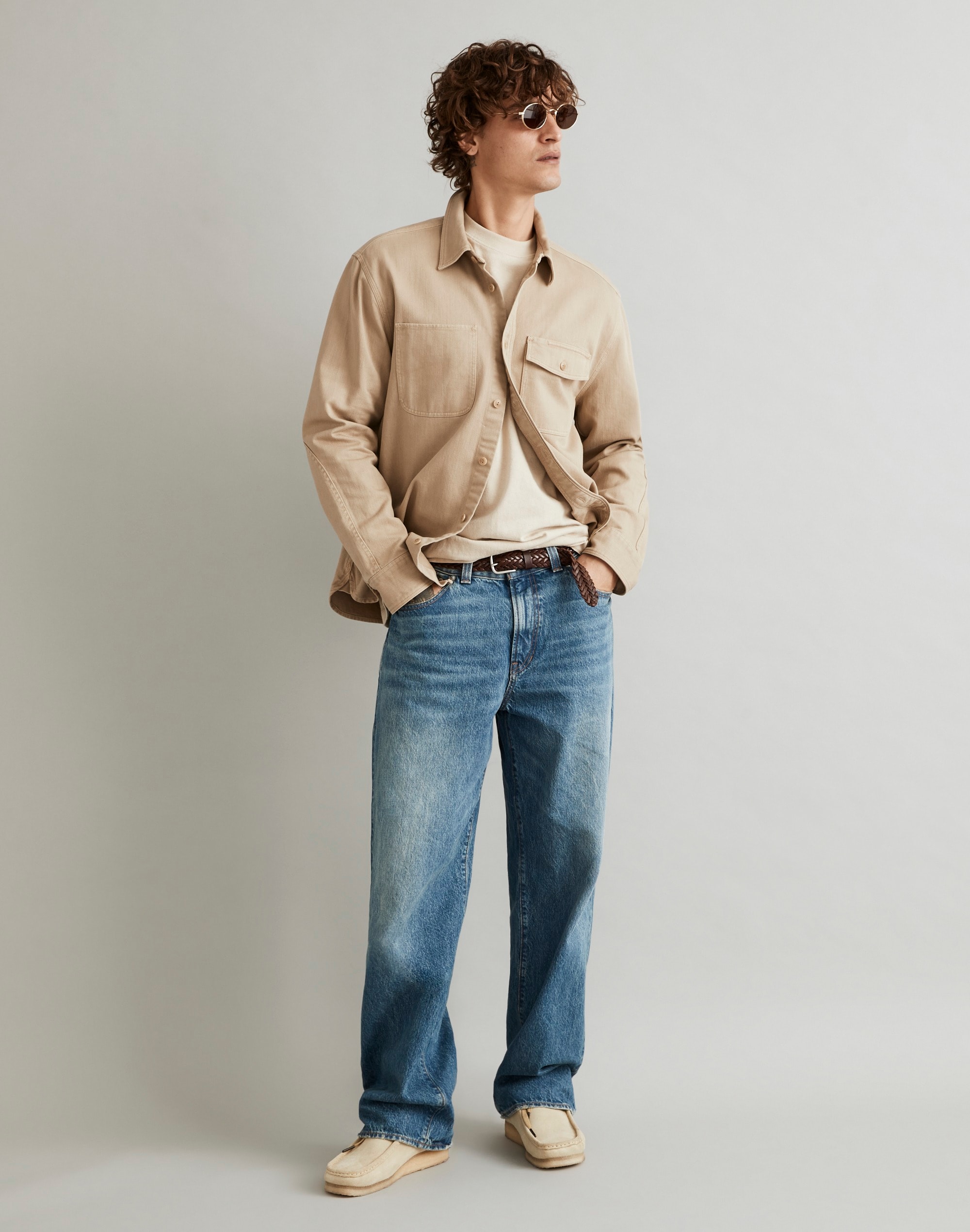 Garment-Dyed Work Shirt