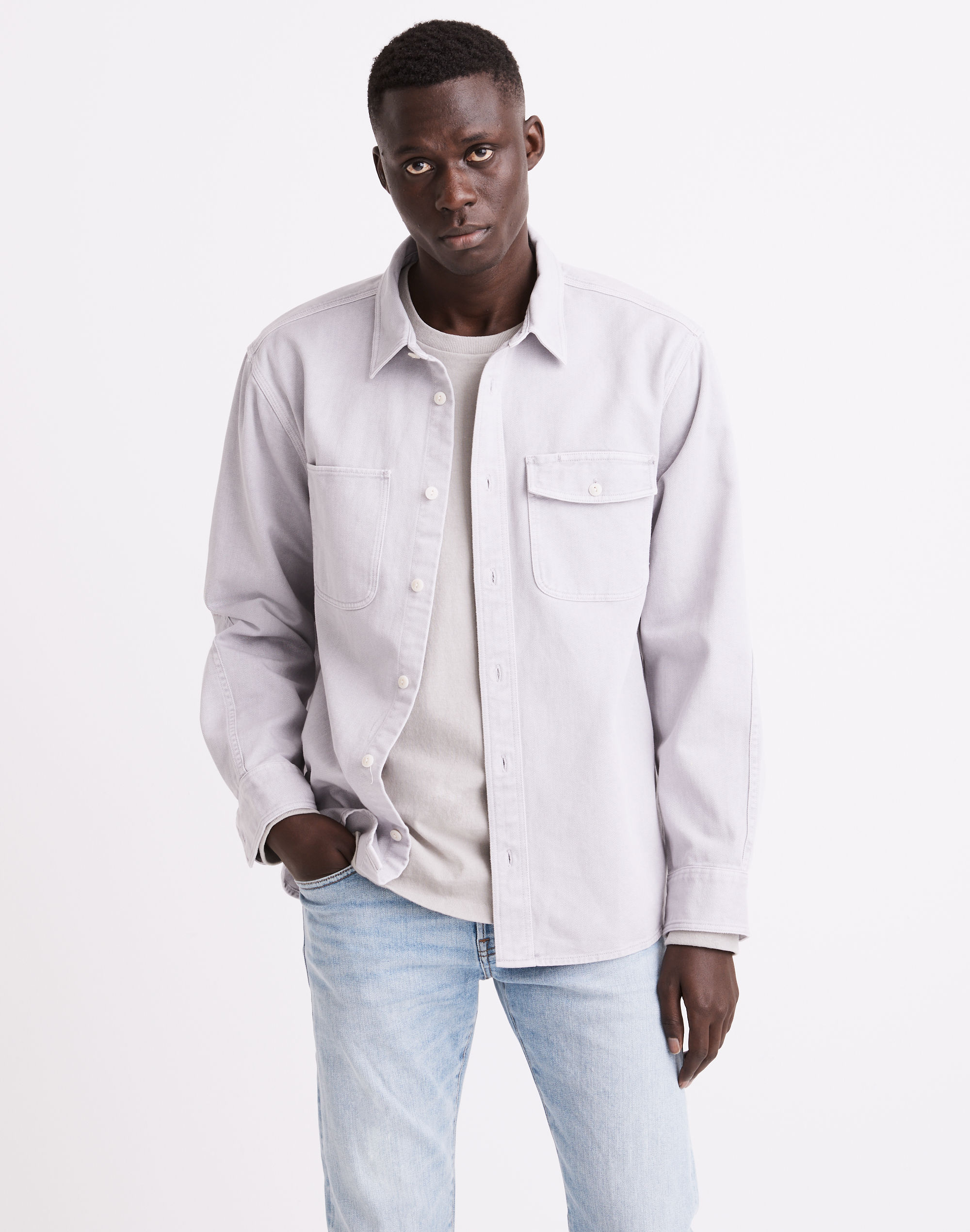 Garment-Dyed Work Shirt
