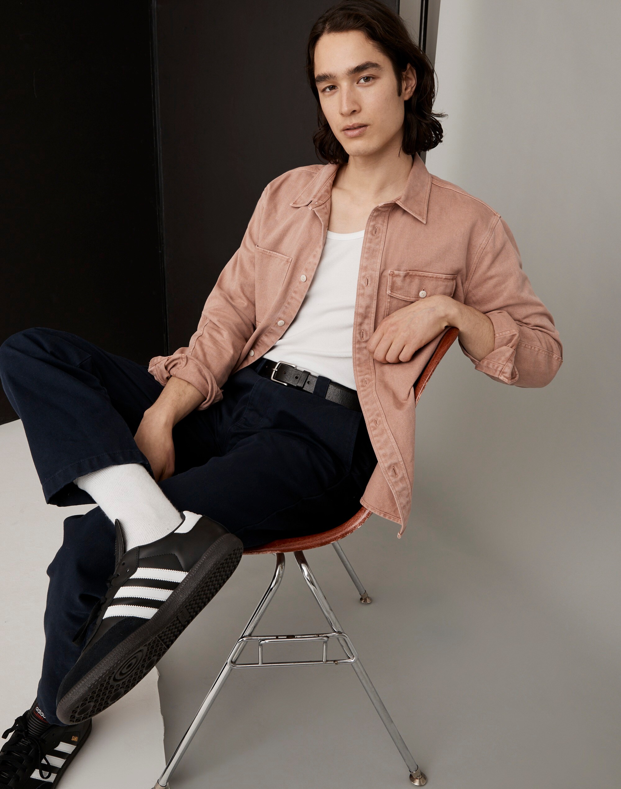 Garment-Dyed Work Shirt