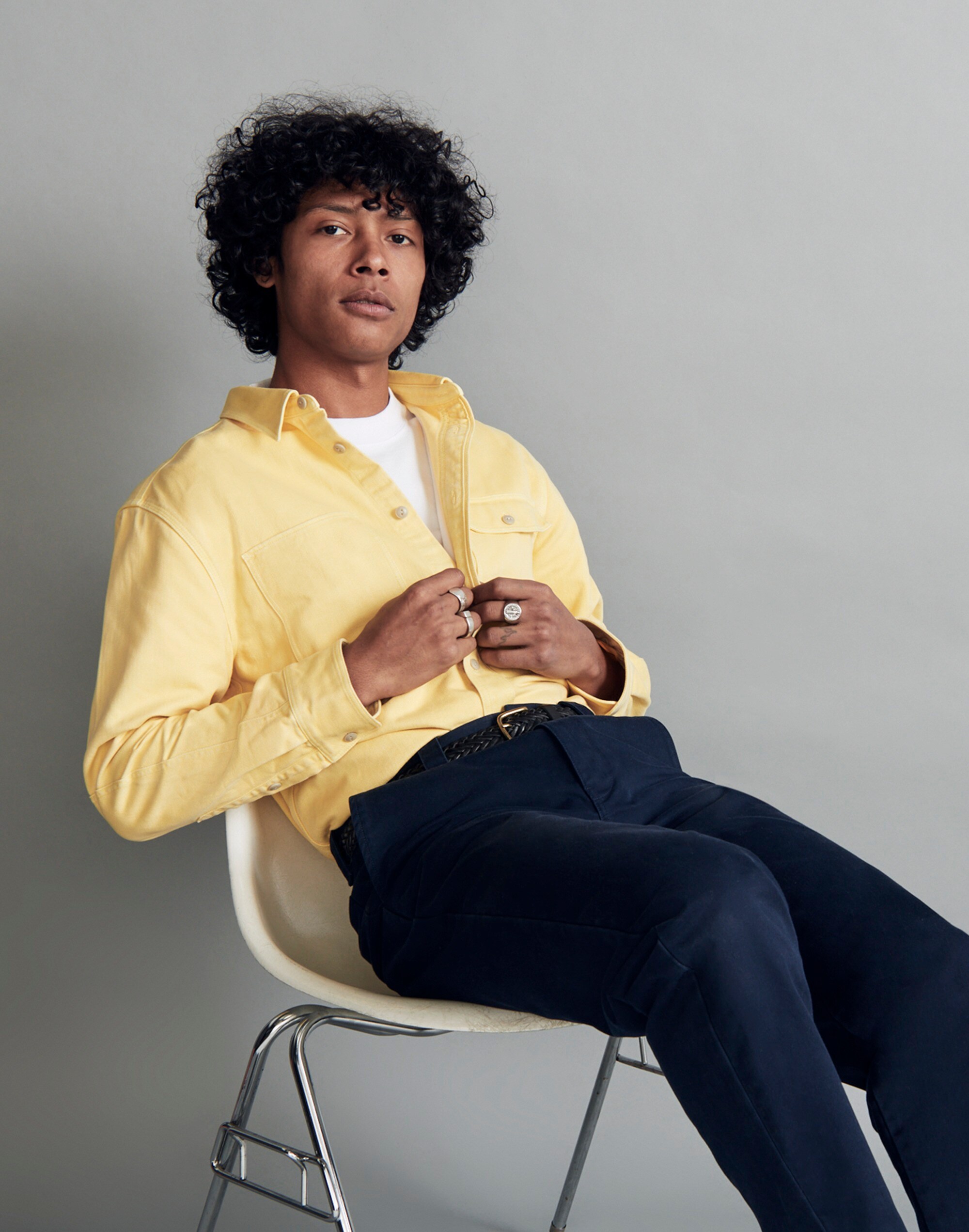 Garment-Dyed Work Shirt