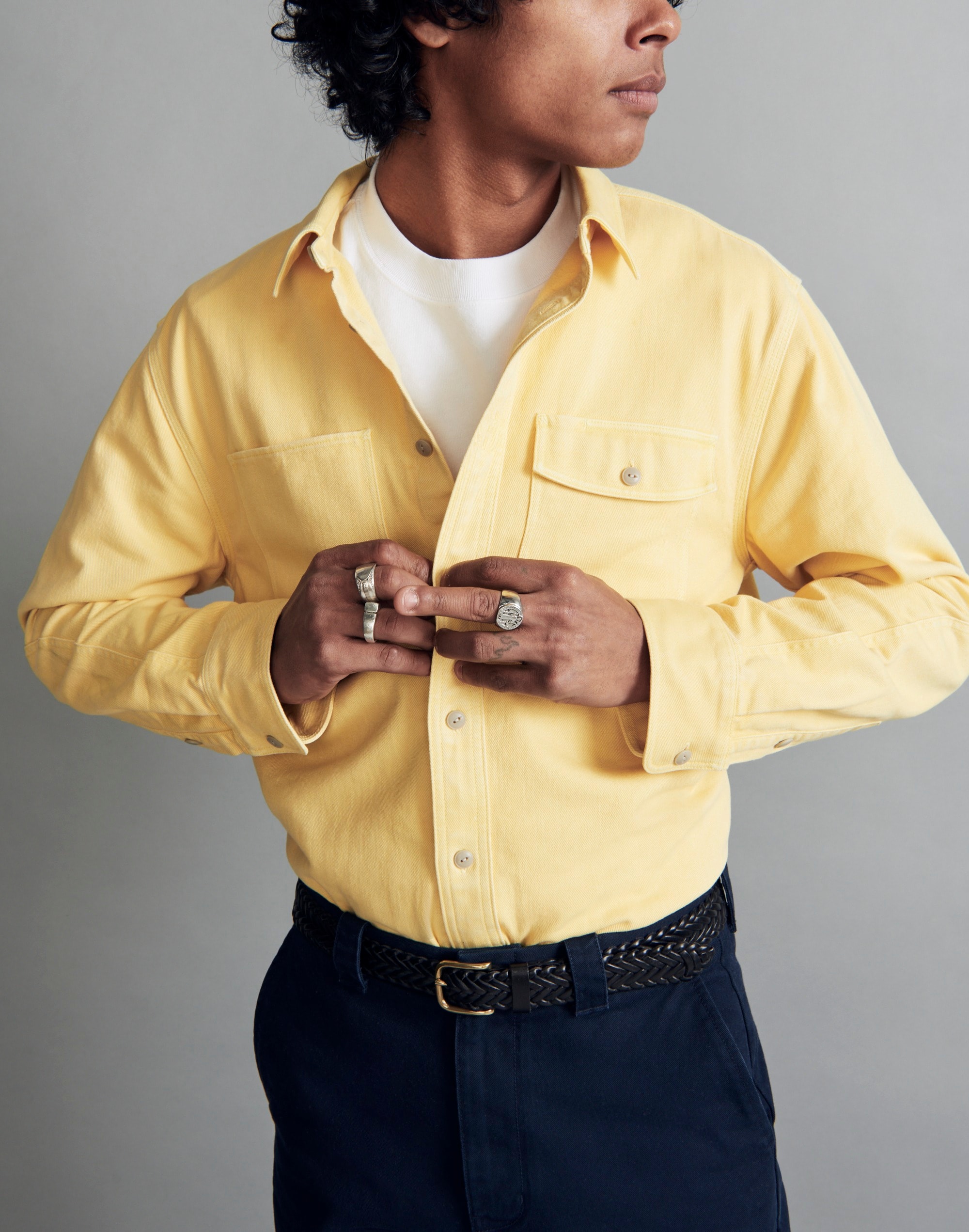 Garment-Dyed Work Shirt
