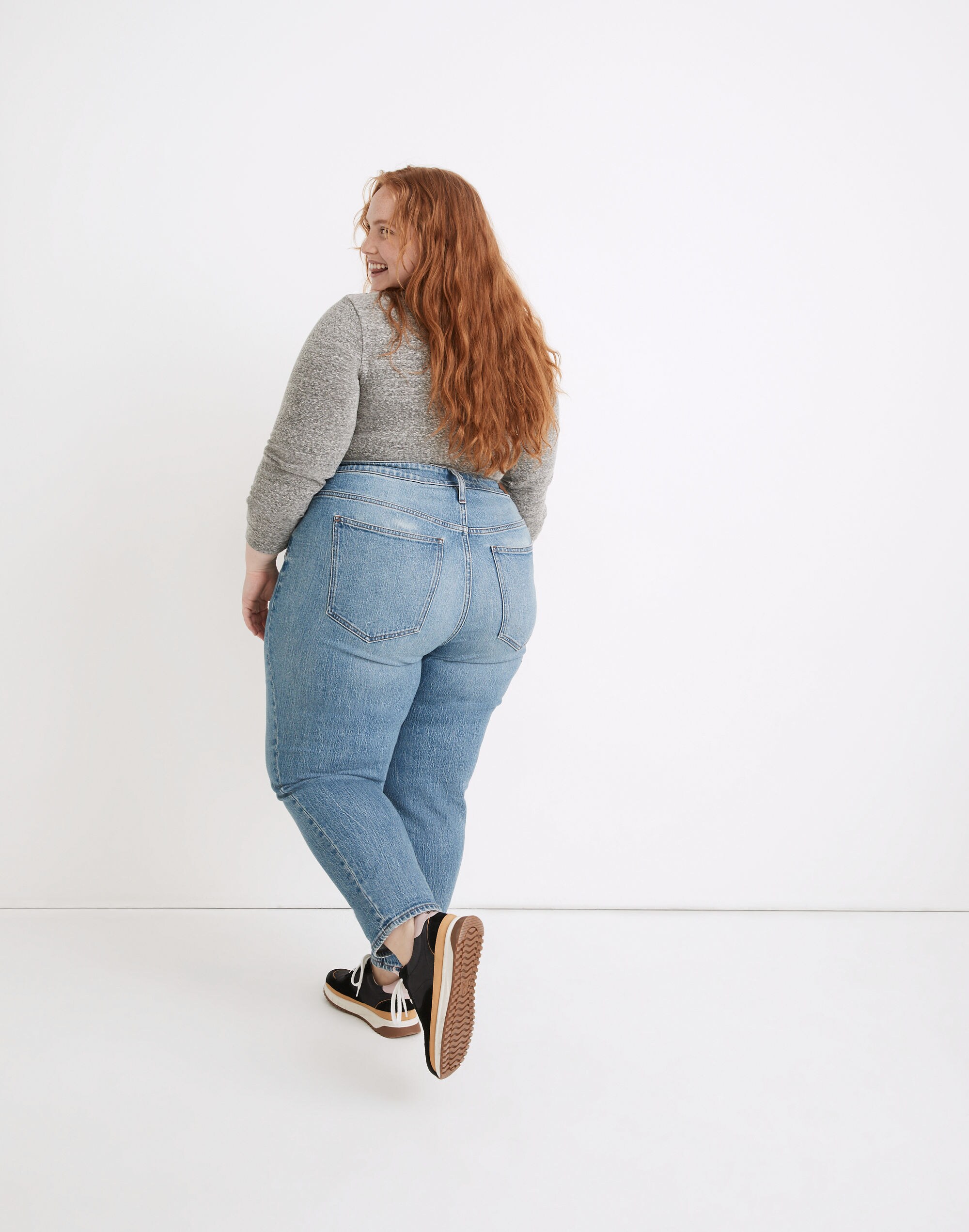 The Plus Curvy Perfect Vintage Jean in Banner Wash