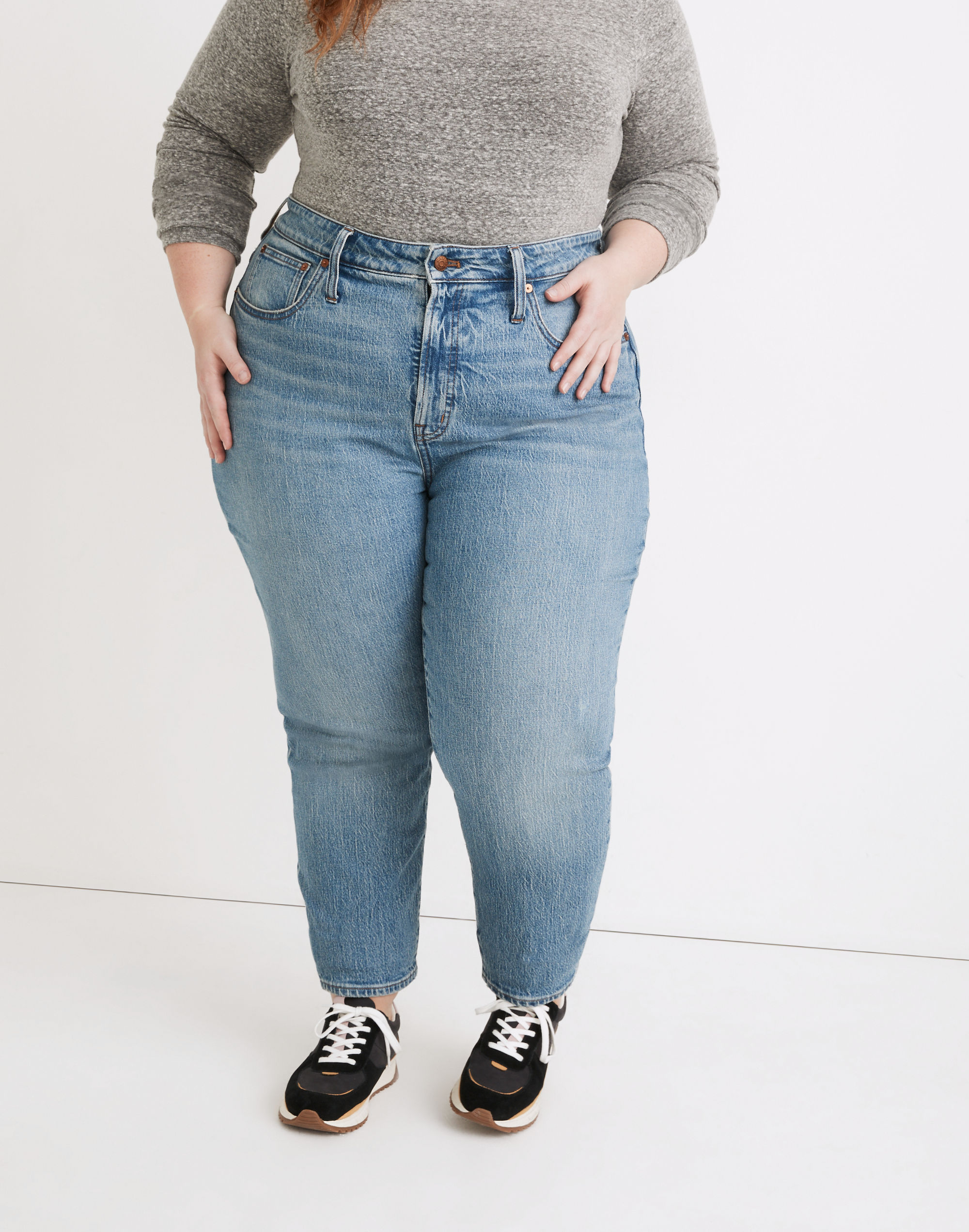 The Plus Curvy Perfect Vintage Jean in Banner Wash