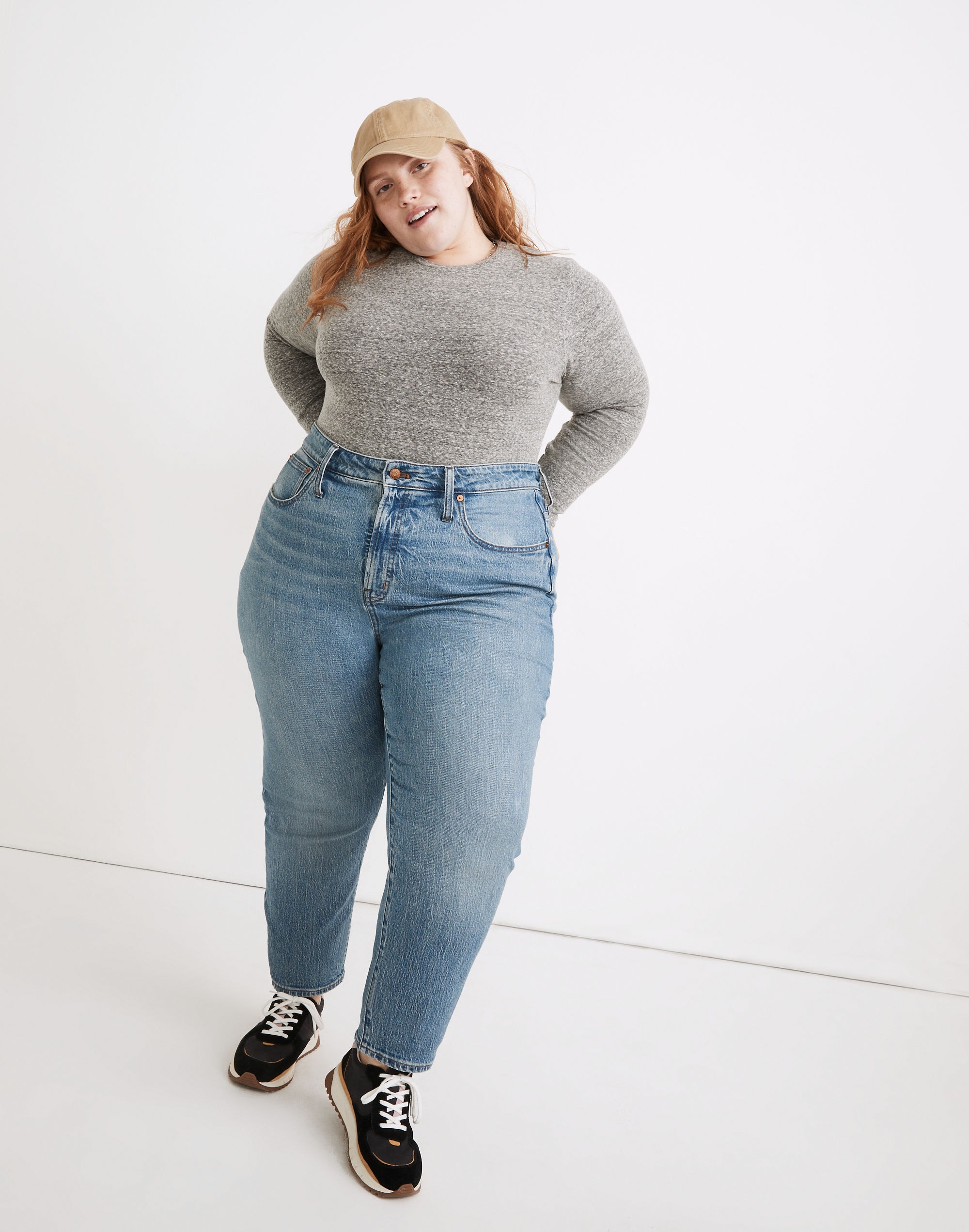 The Plus Curvy Perfect Vintage Jean in Banner Wash