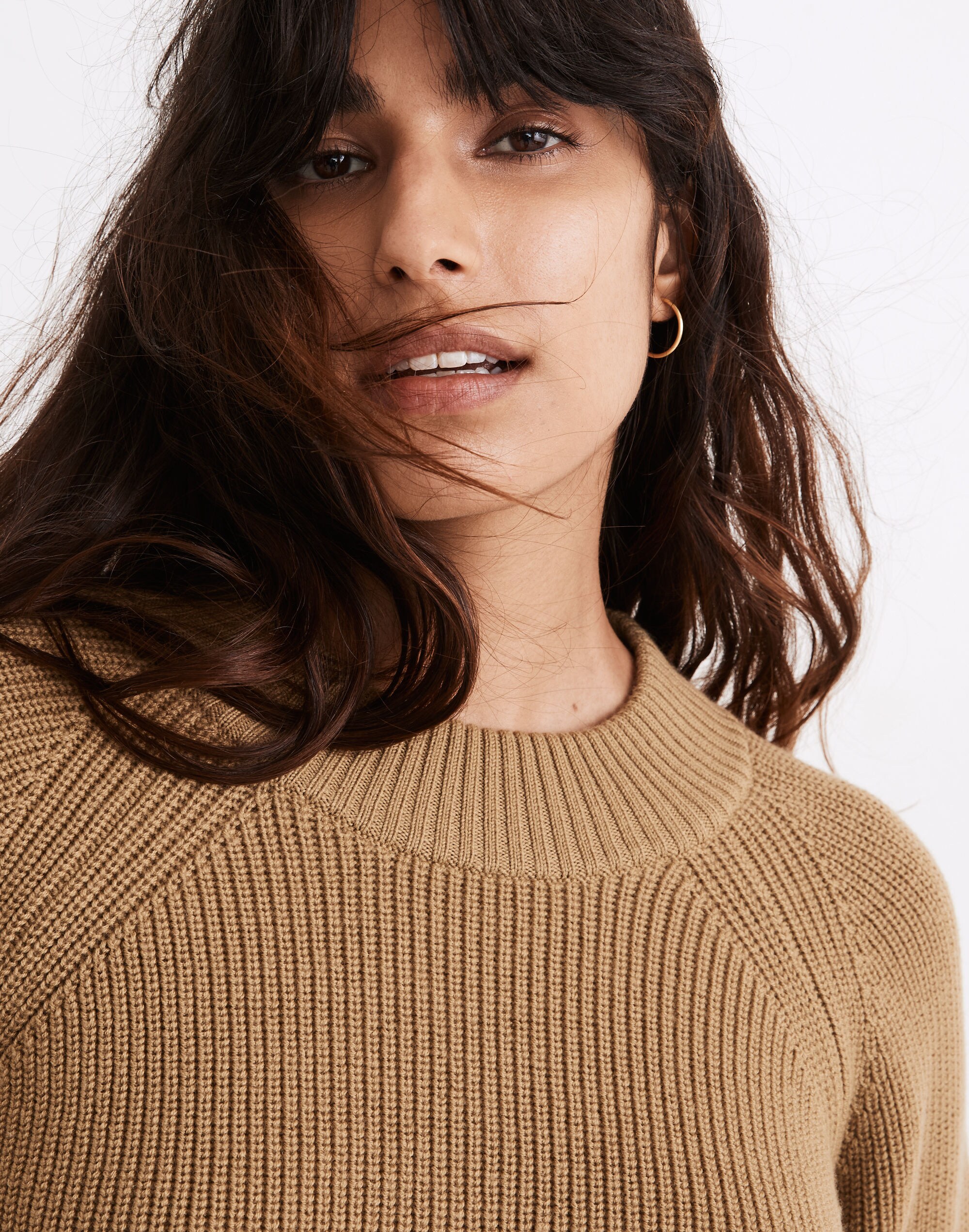 Poole Balloon-Sleeve Pullover Sweater