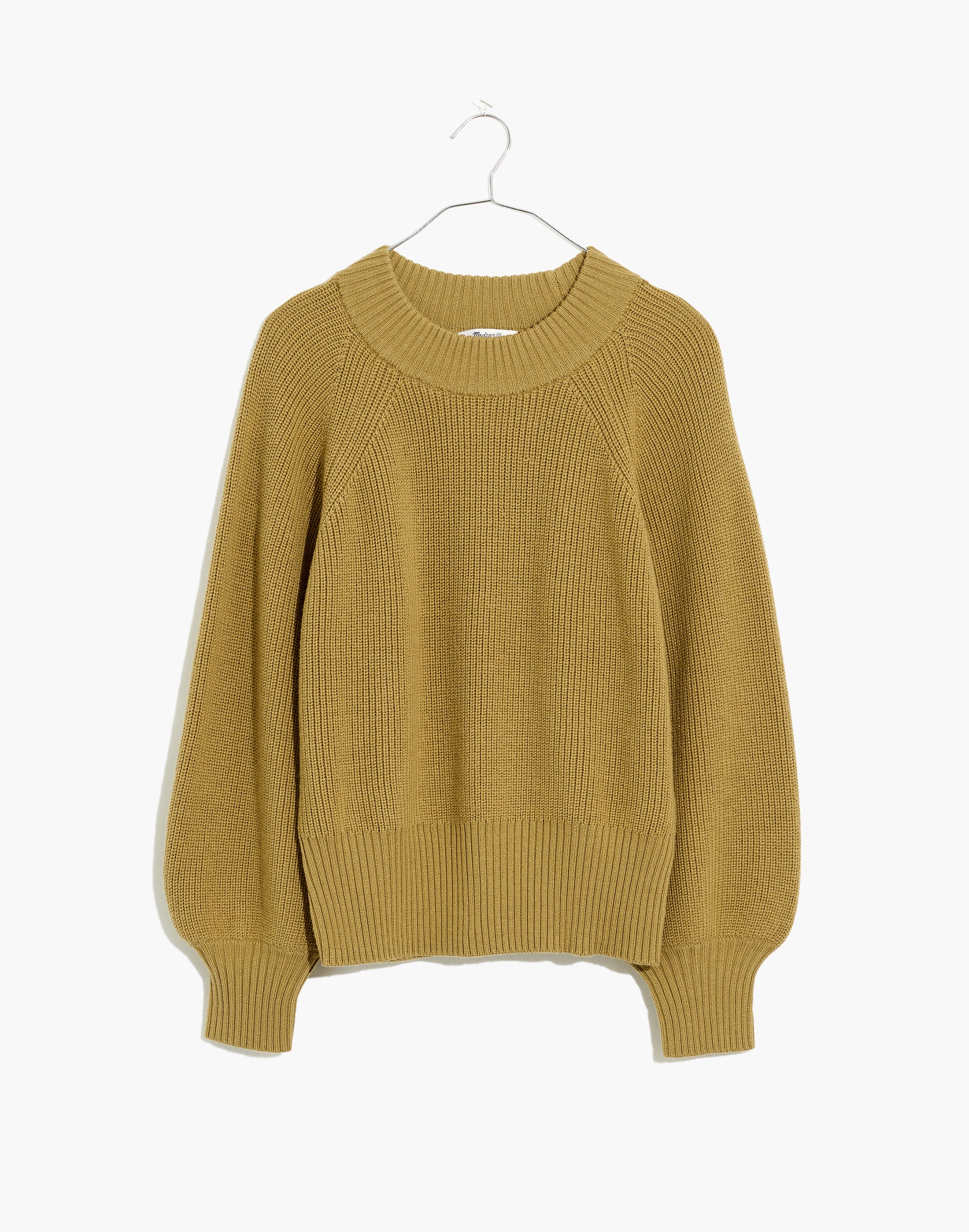 Poole Balloon-Sleeve Pullover Sweater