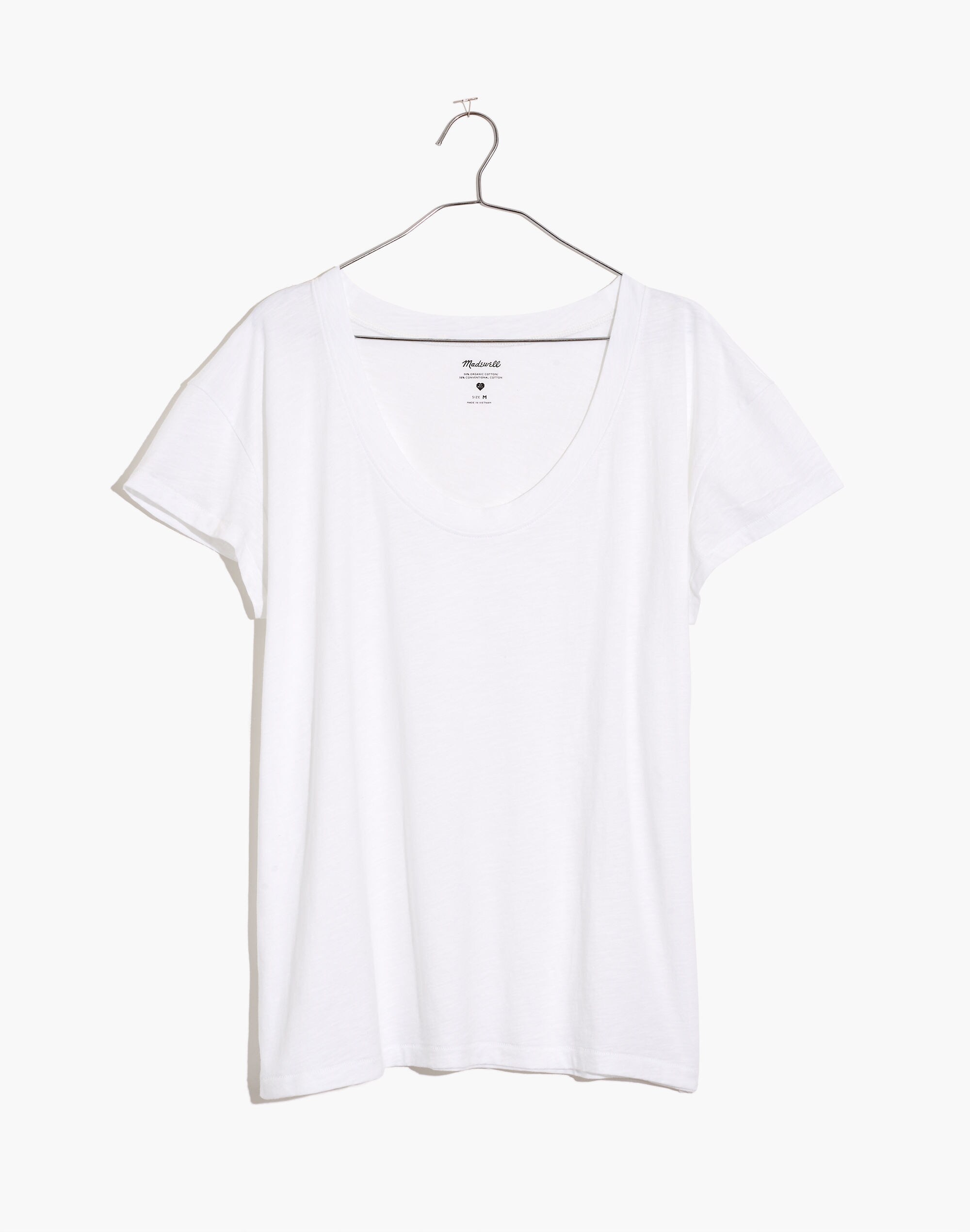 Plus Whisper Cotton Scoopneck Tee