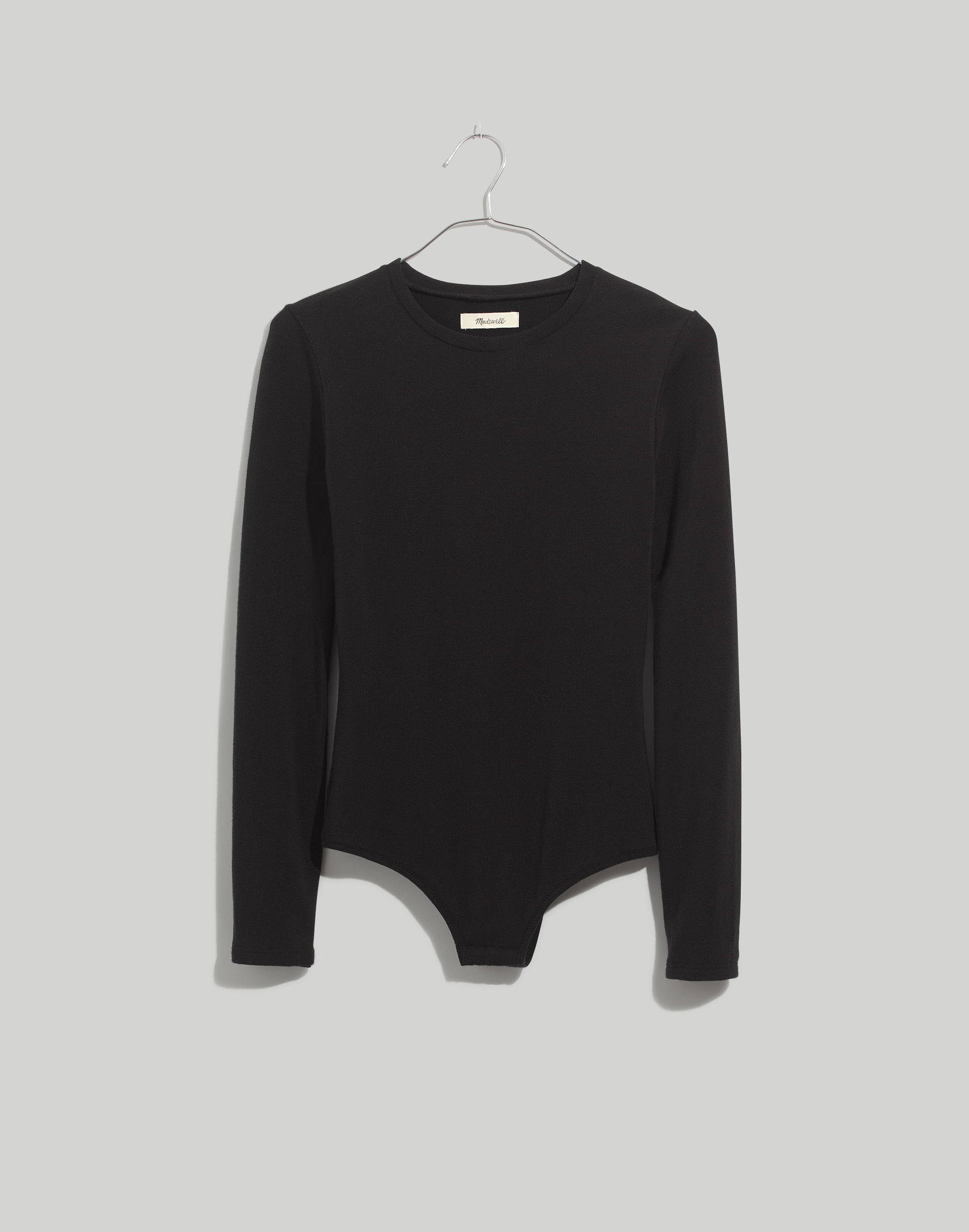 plus crewneck thong bodysuit