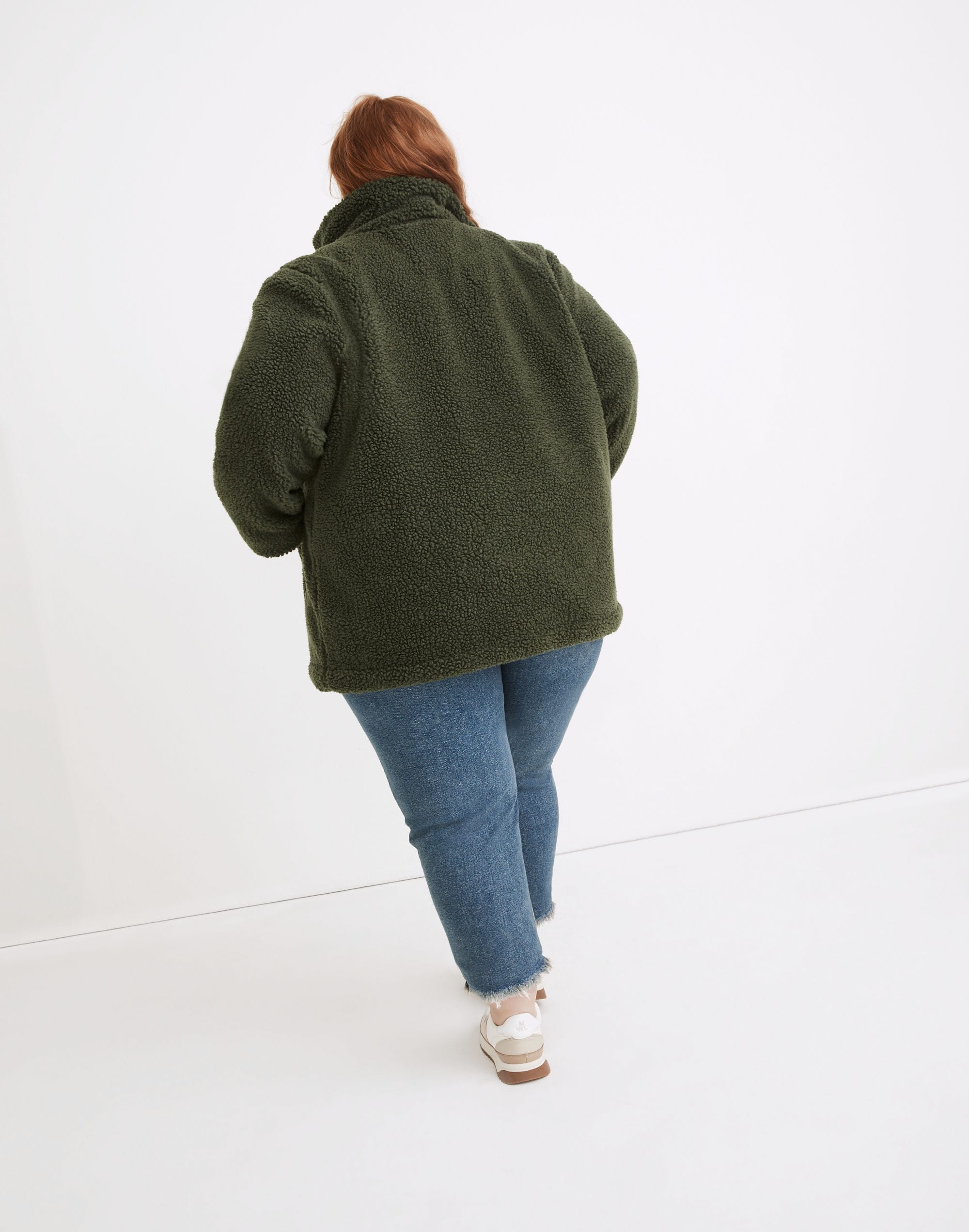 Plus (Re)sourced Sherpa Zip Jacket