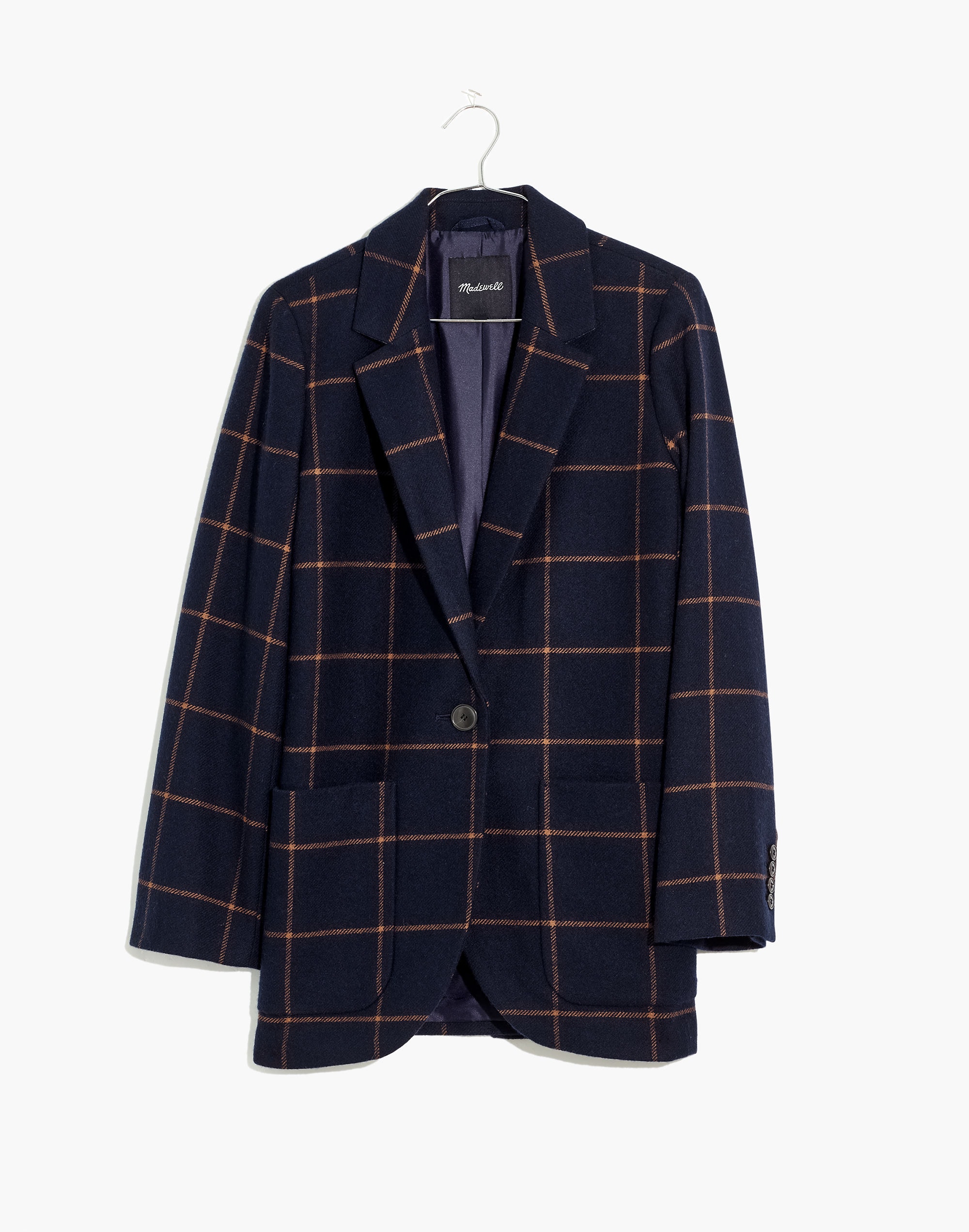 Plus Larsen Blazer in Windowpane