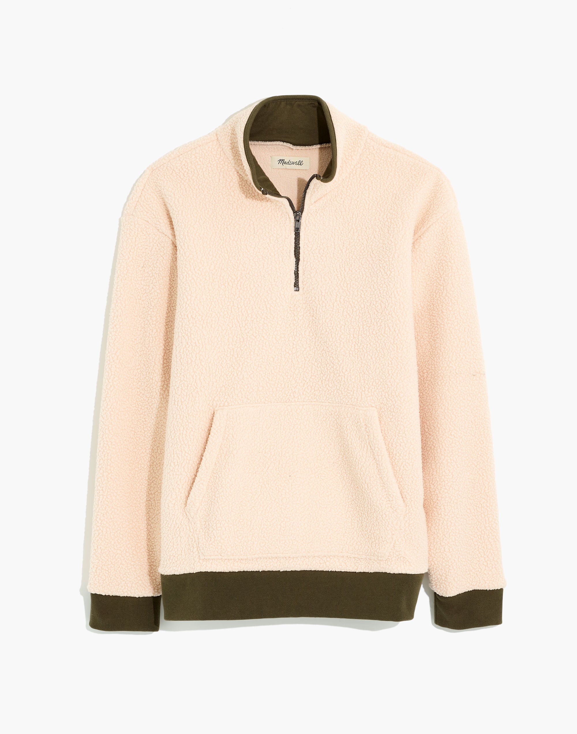 (Re)sourced Sherpa Half-Zip Sweatshirt