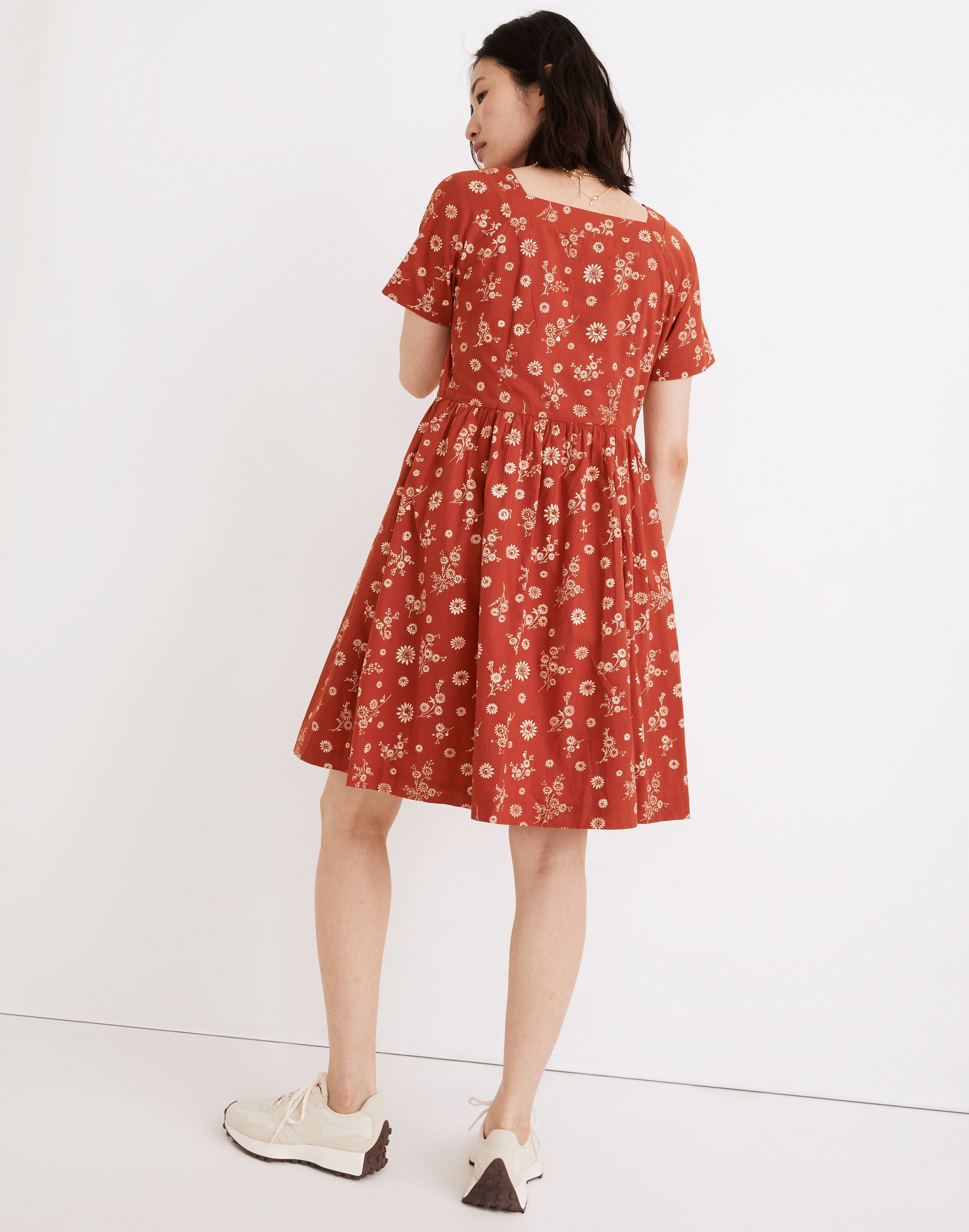 Allie Mini Dress in Cottage Floral