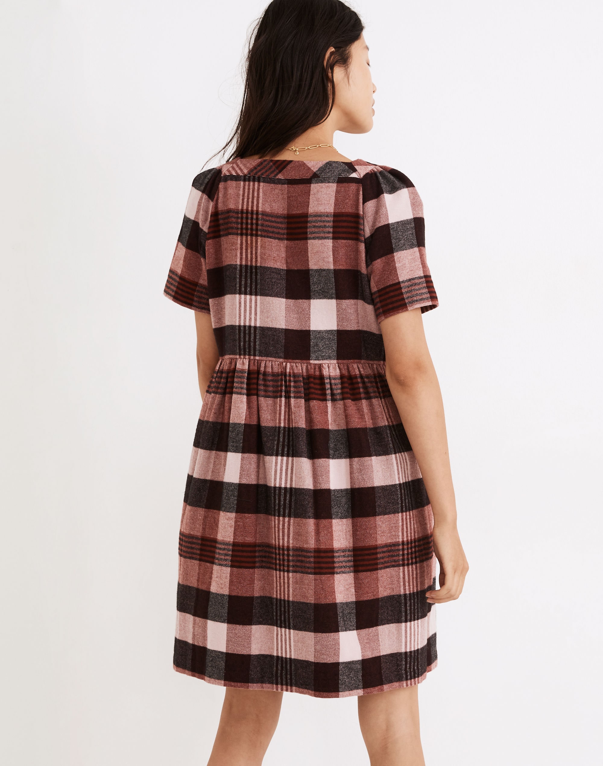 Plaid Flannel Allie Mini Dress