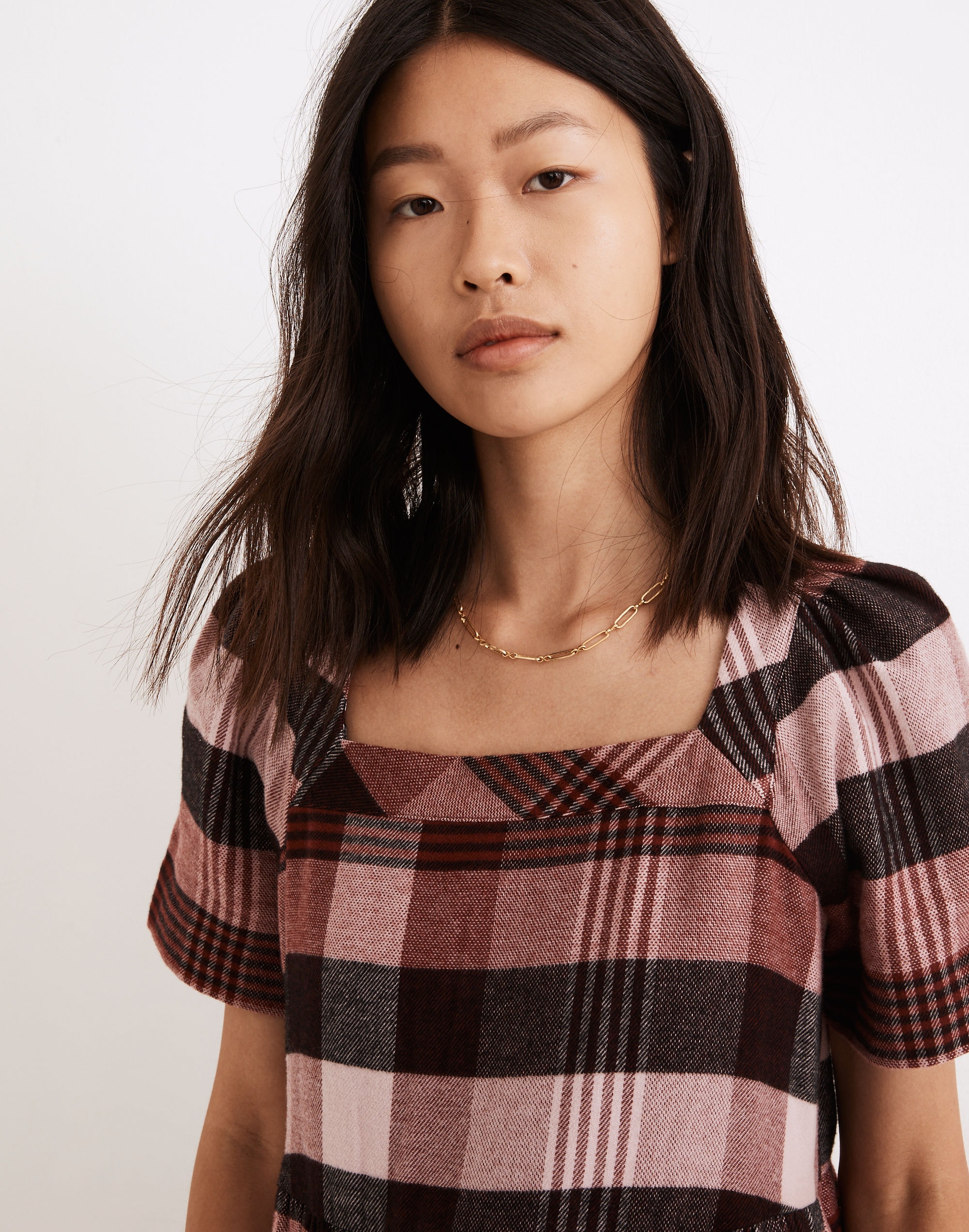 Plaid Flannel Allie Mini Dress