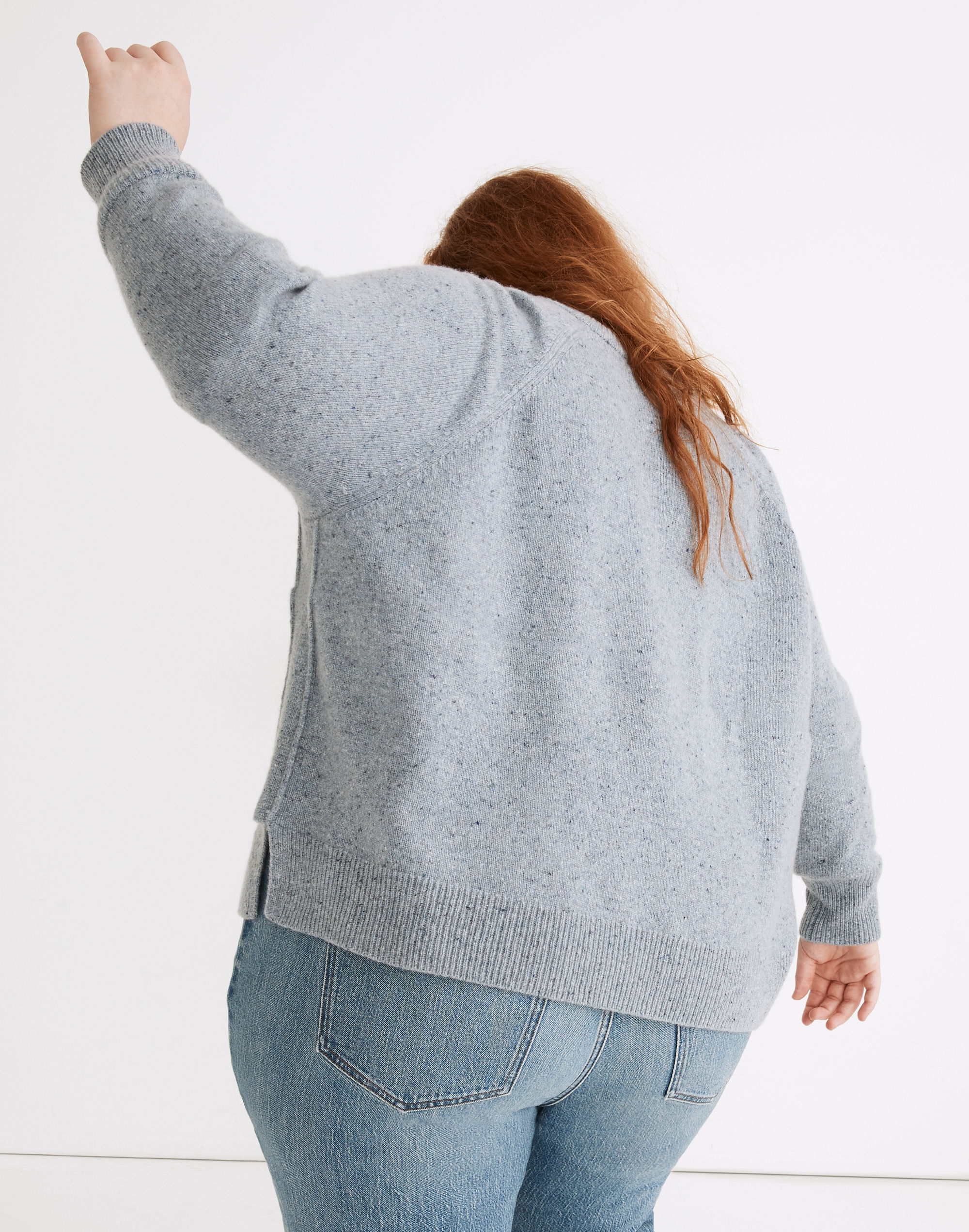 Plus Donegal (Re)sourced Cashmere Crewneck Sweater