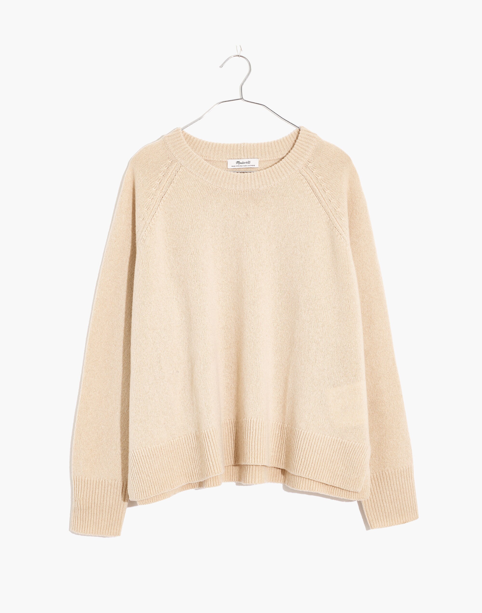 Plus (Re)sourced Cashmere Crewneck Sweater