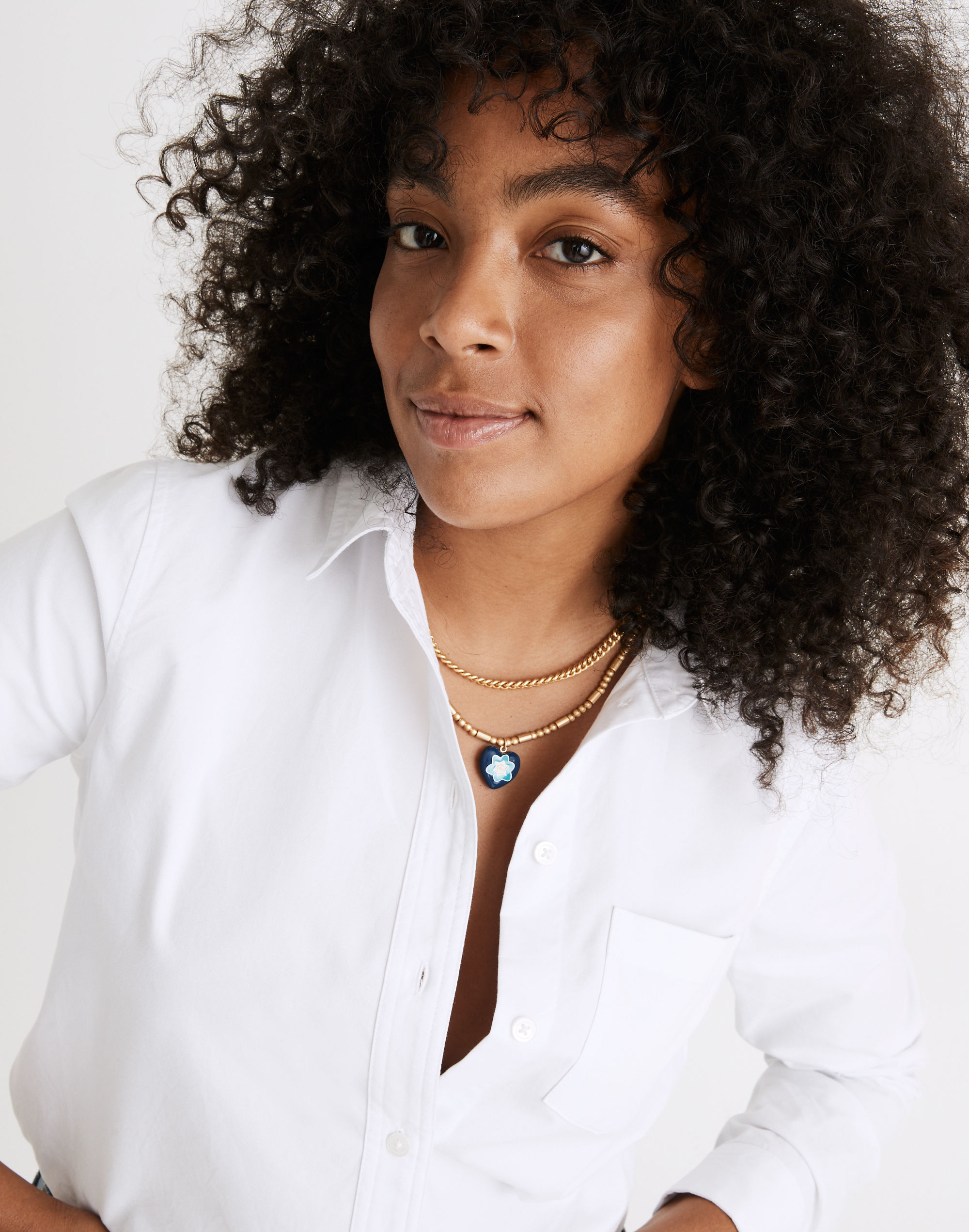 Mosaic Heart Pendant Necklace