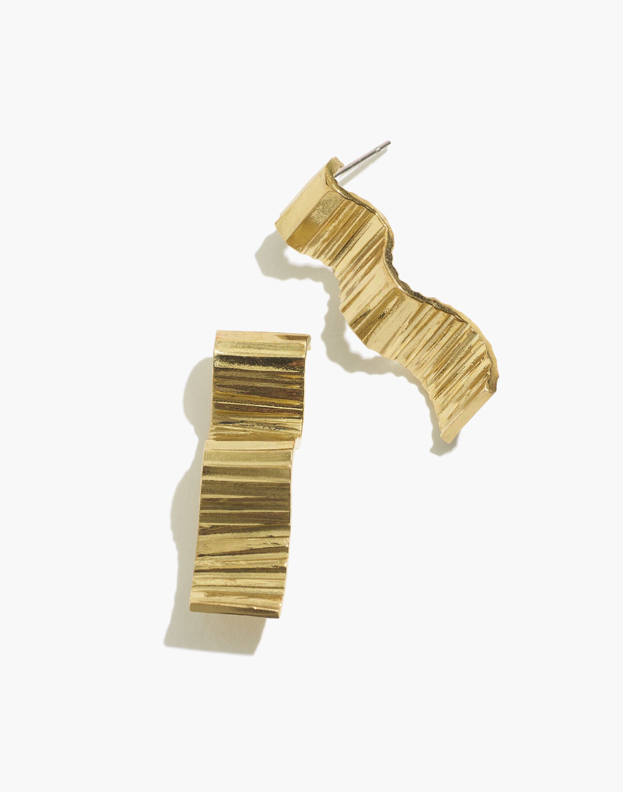 To The Market Ridged Statement Earrings