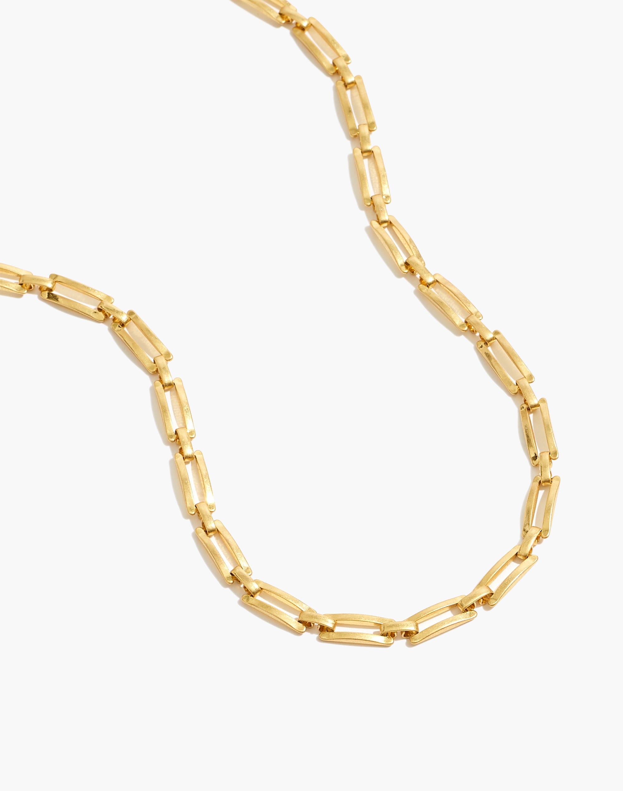 Rectangular Chain Necklace Gift Box