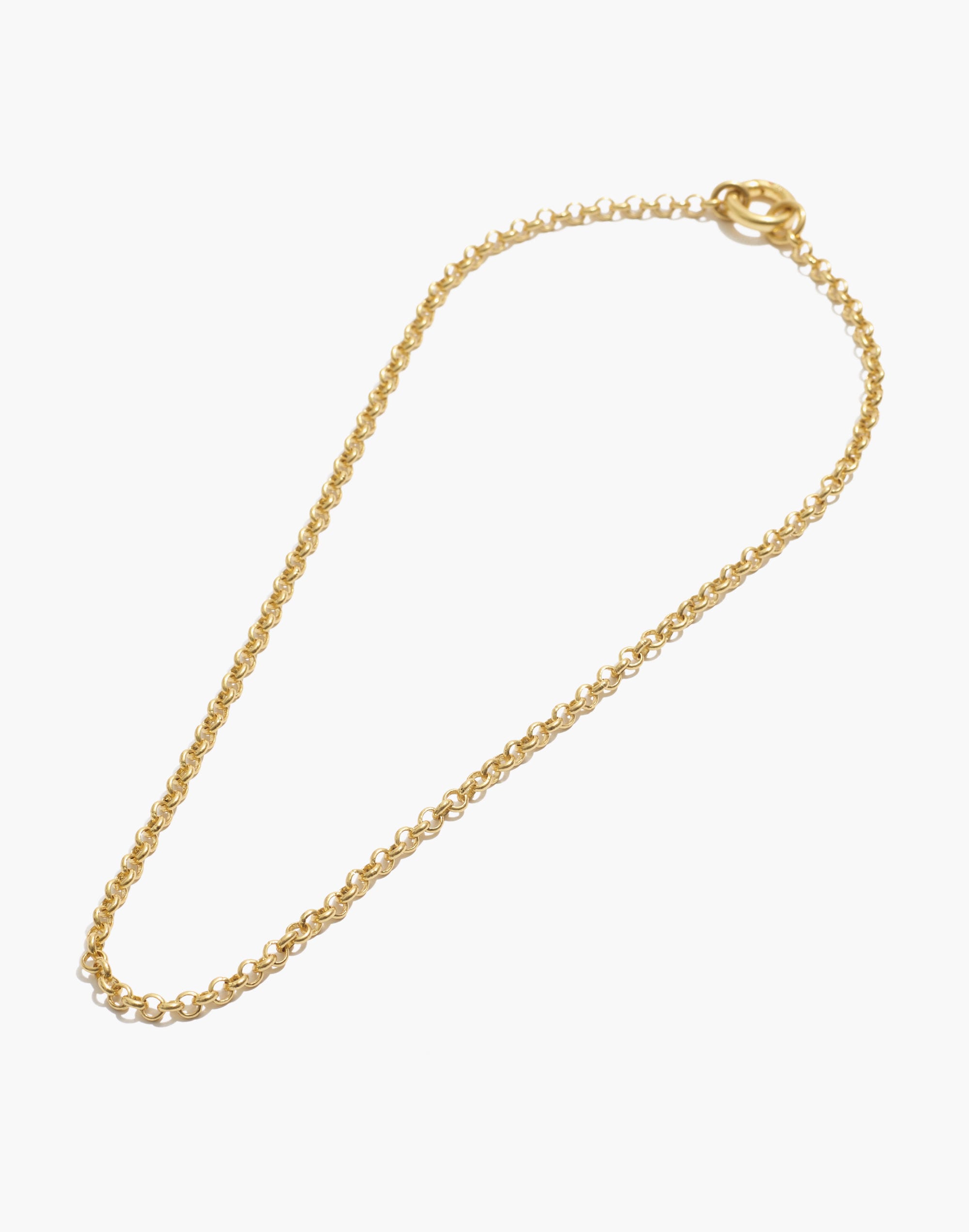Circle Link Chain Necklace