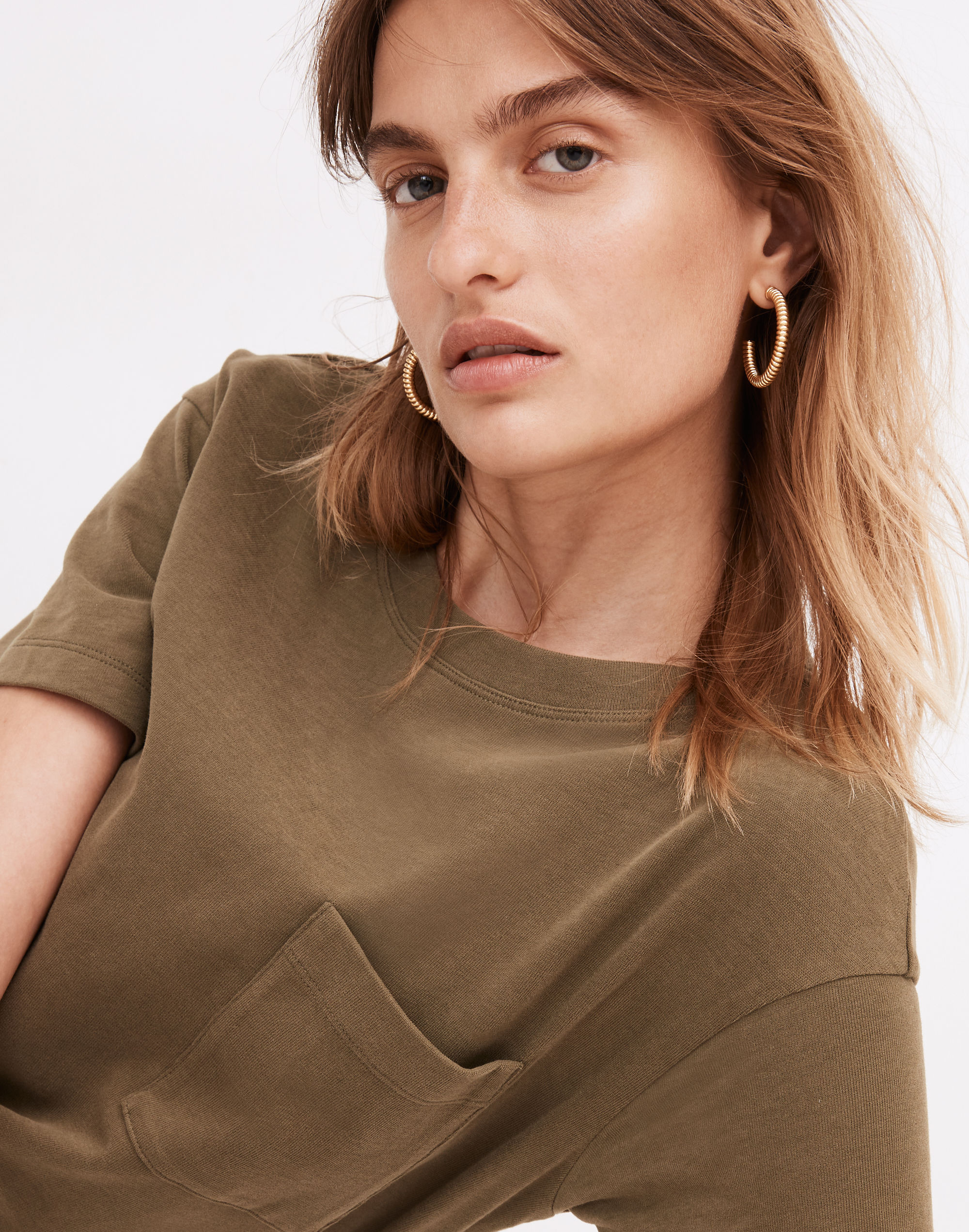 Coiled Large Hoop Earrings