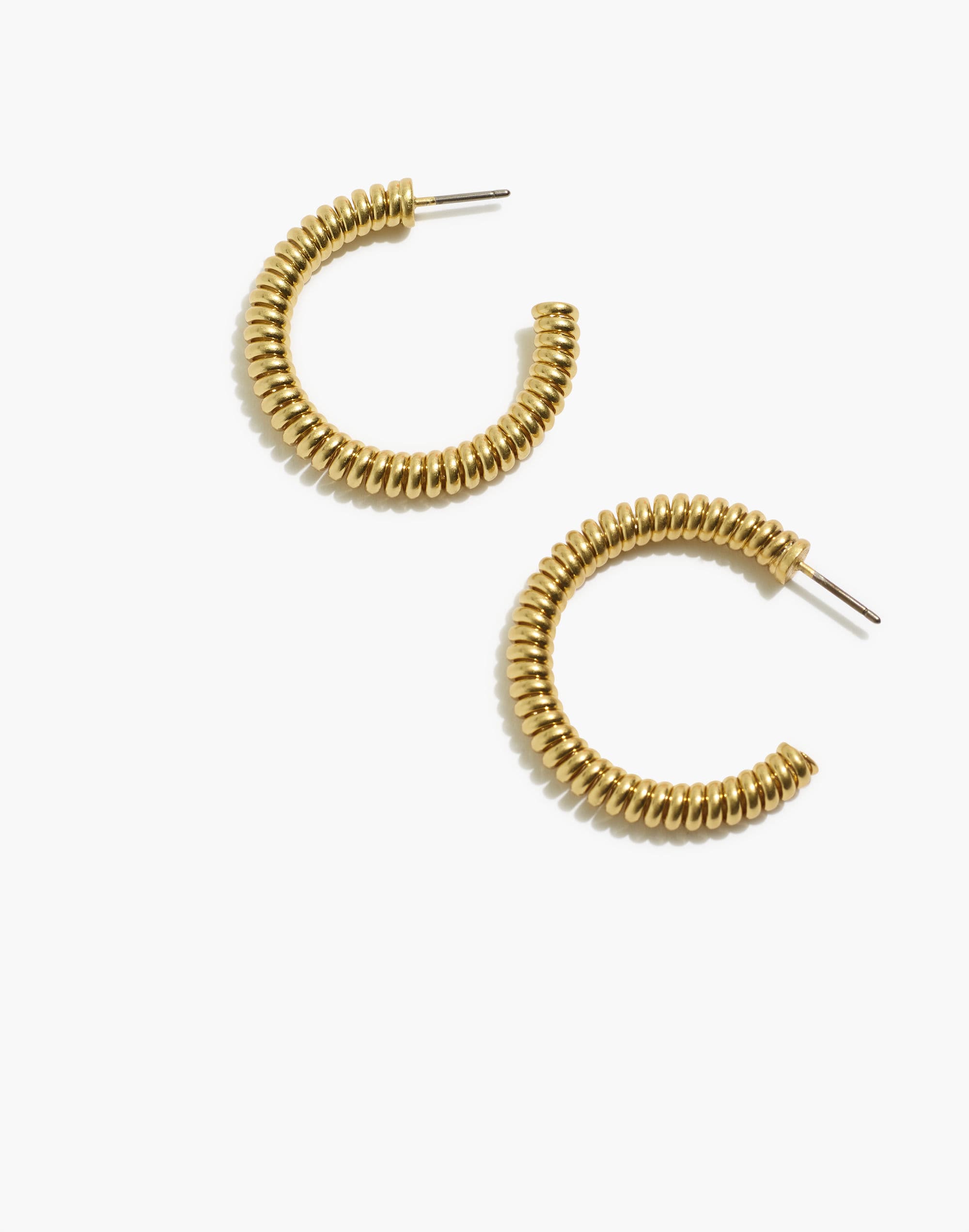 Coiled Large Hoop Earrings