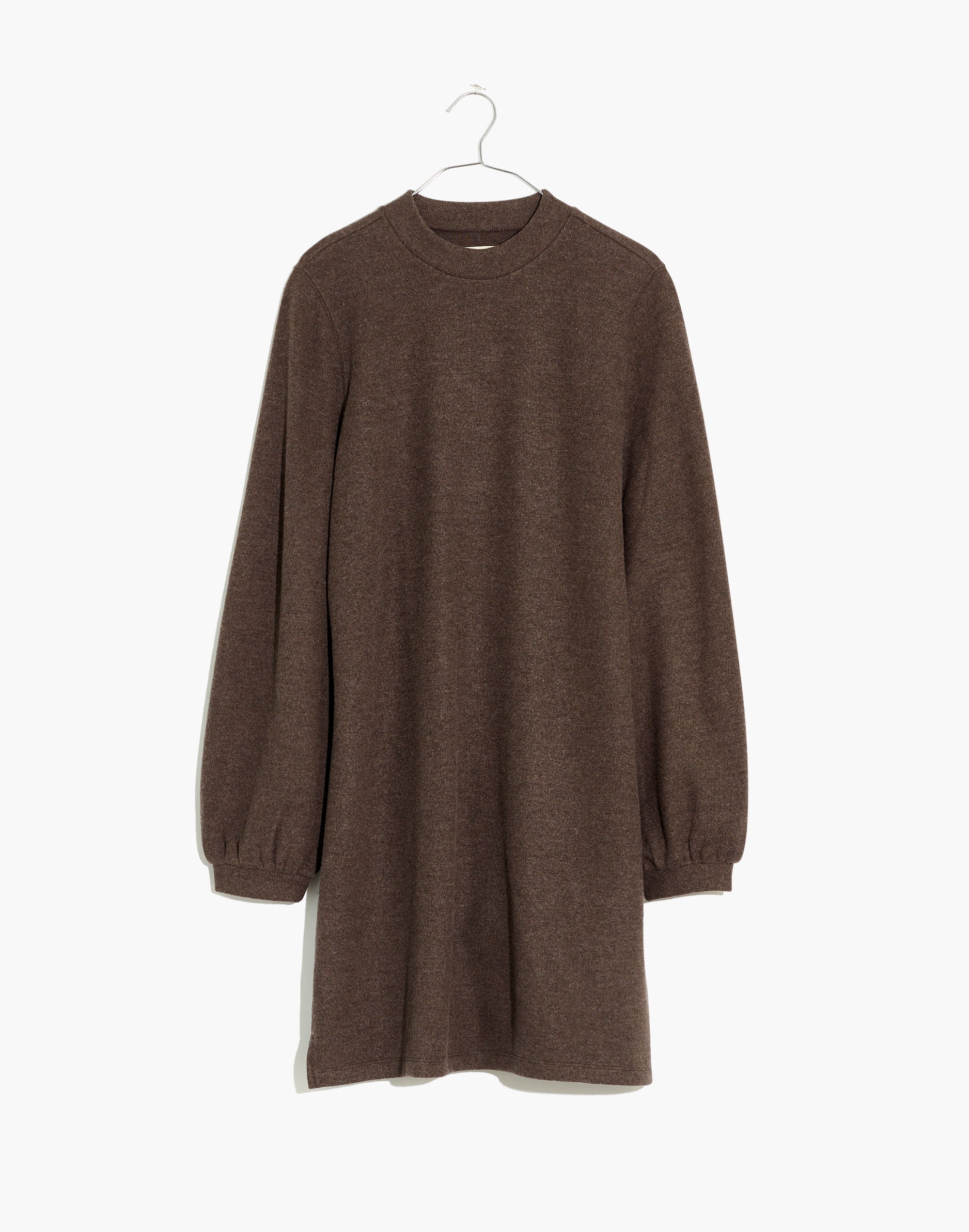 Brushed Rib Mockneck Mini Dress