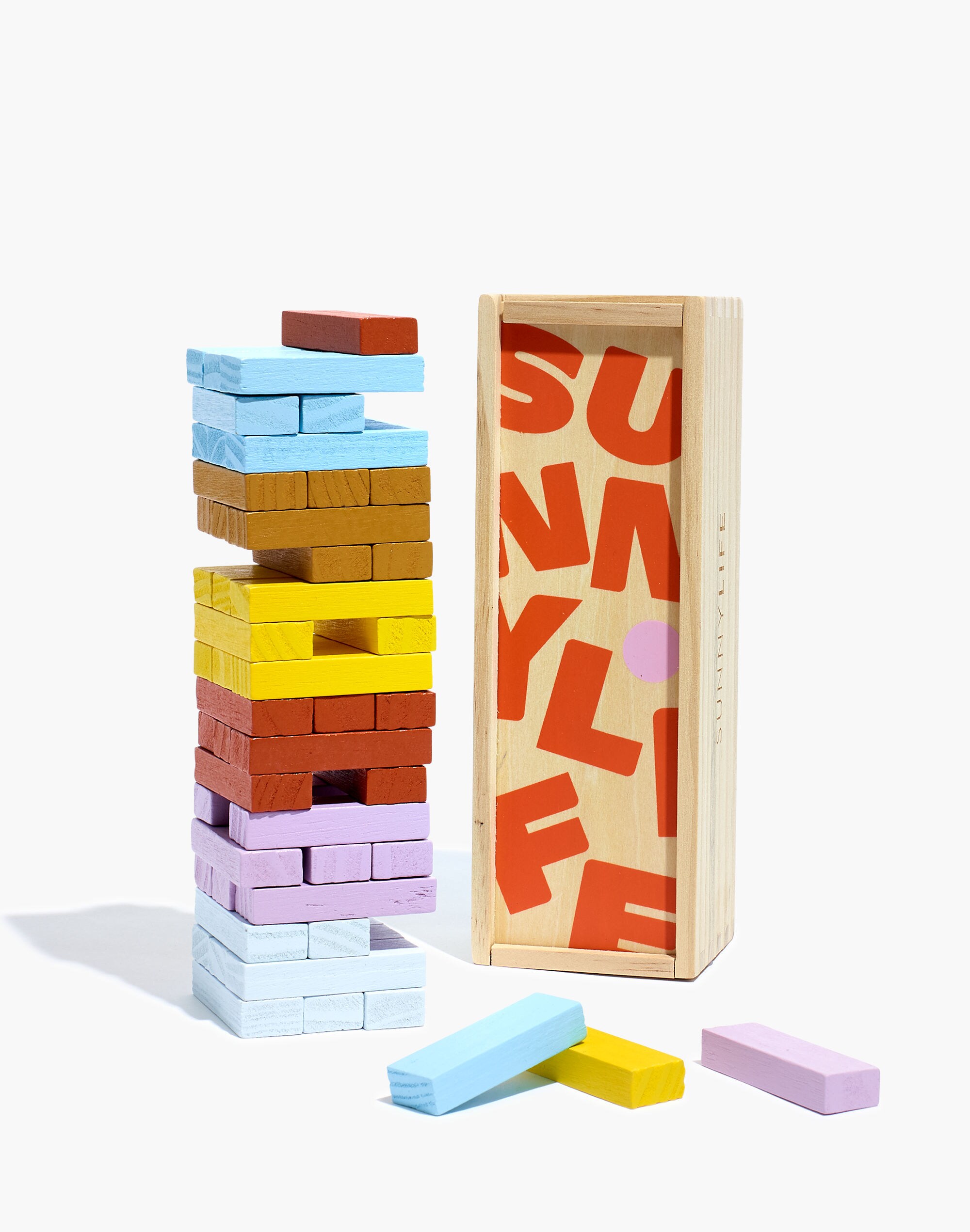 Sunnylife&trade; Travel Jumbling Tower Game