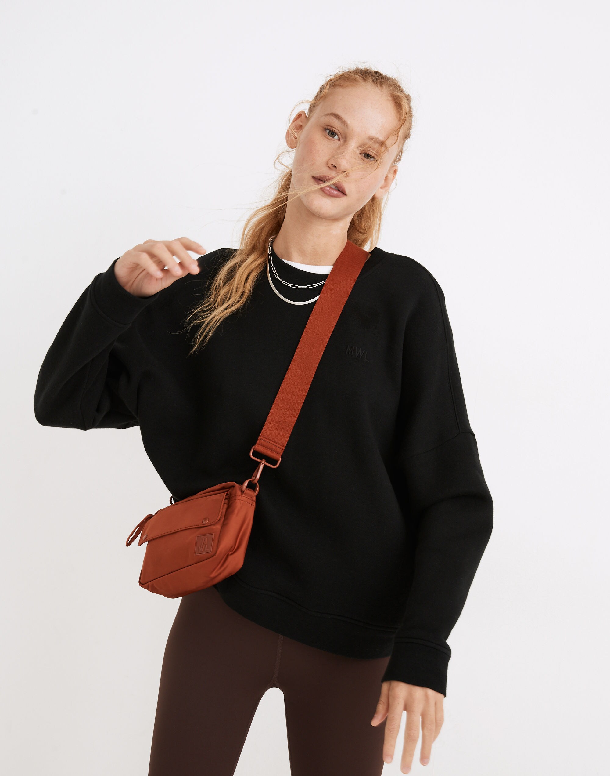mwl betterterry crewneck sweatshirt: embroidered edition