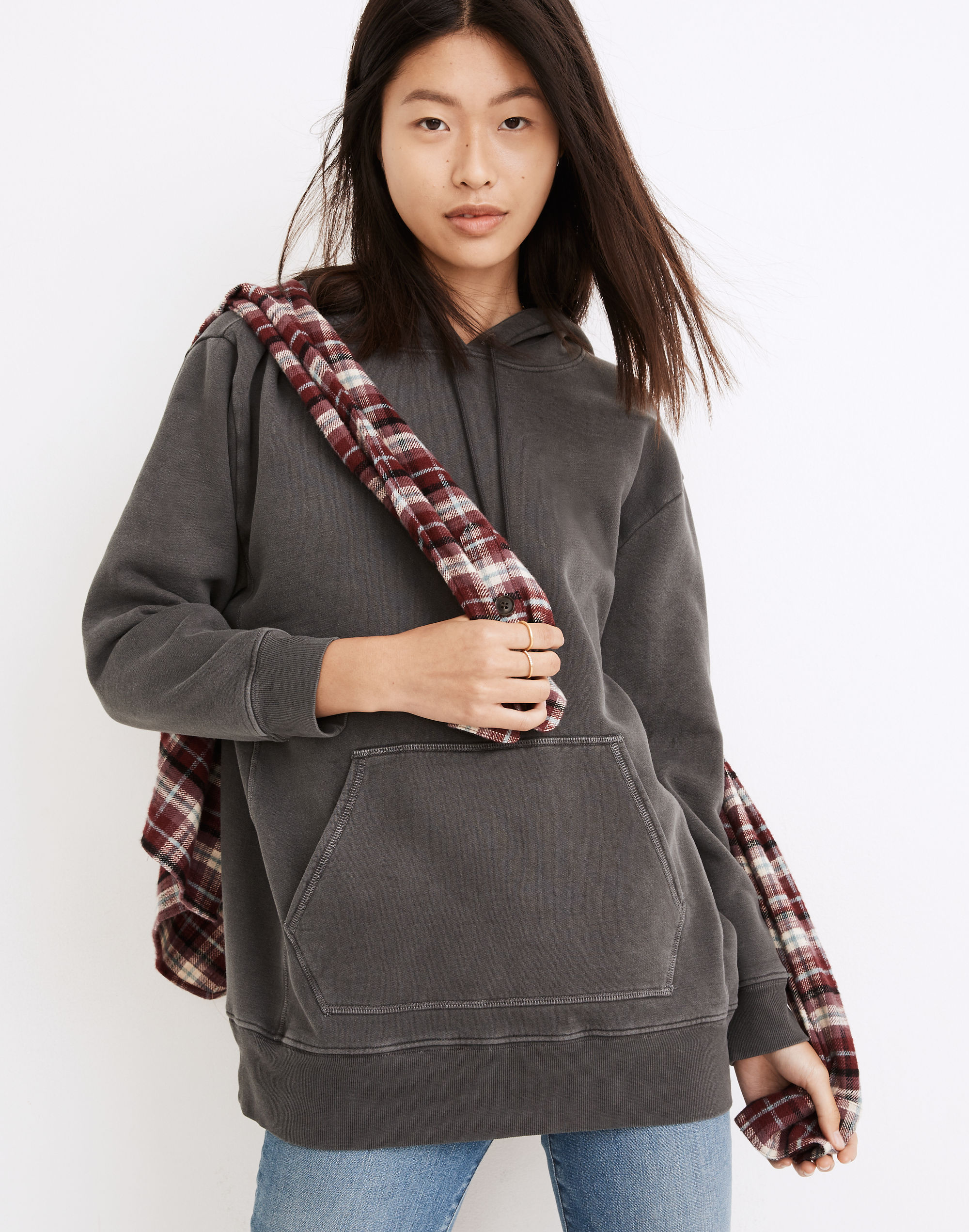 Rivet &amp; Thread Garment-Dyed Oversized Hoodie Sweatshirt