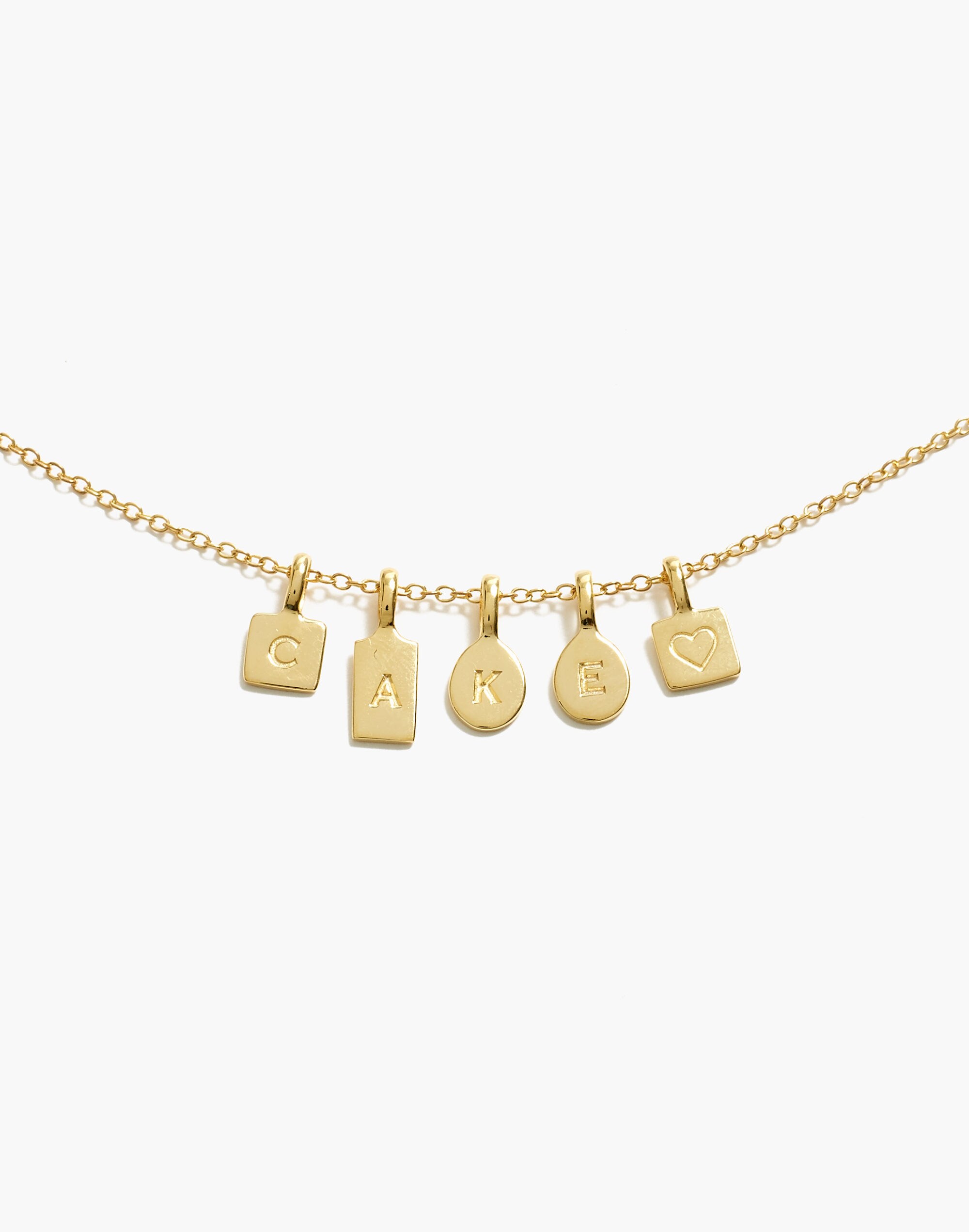 Delicate Collection Demi-Fine 14k Plated Initial Charm