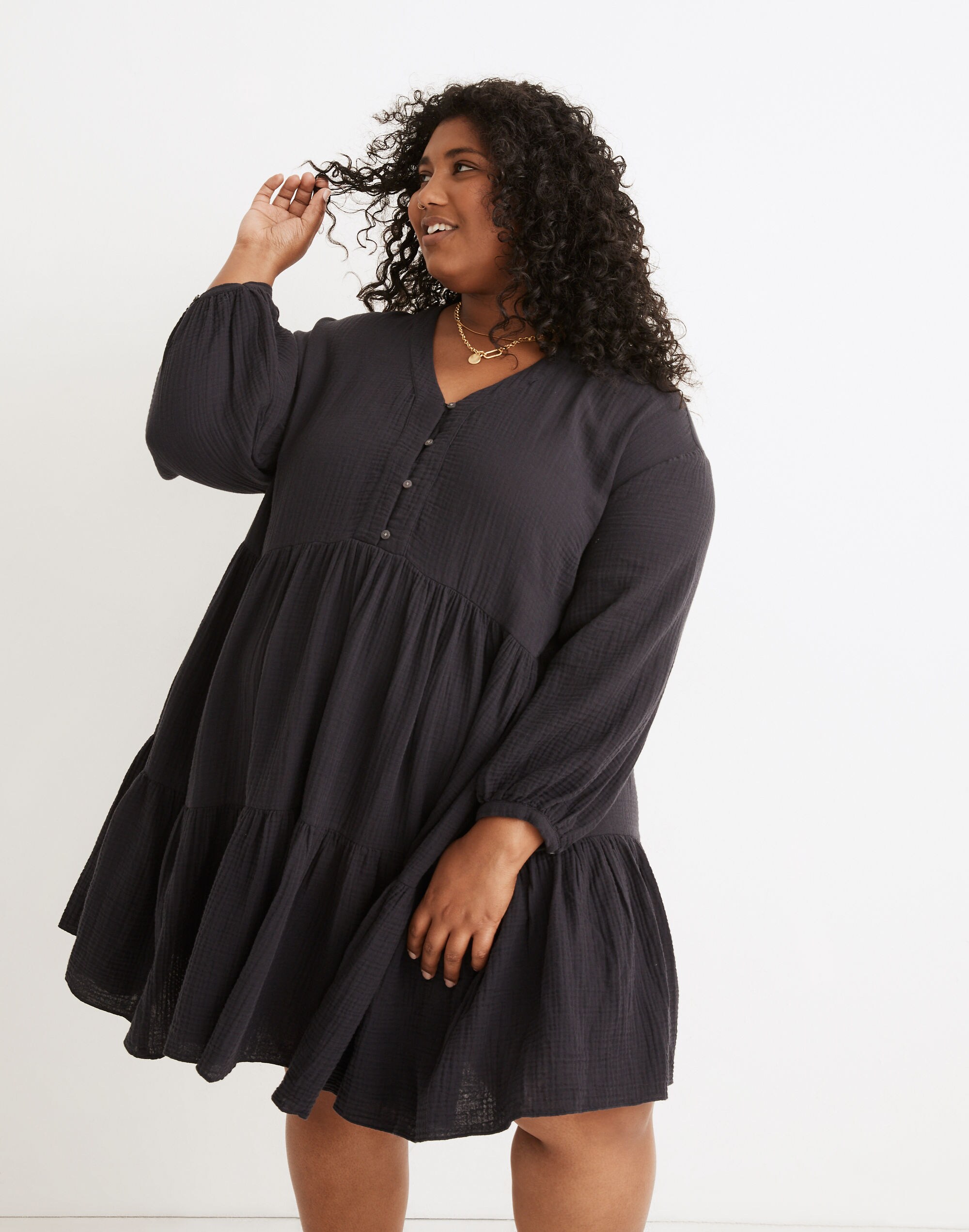 Plus Lightspun Colette Mini Dress Madewell